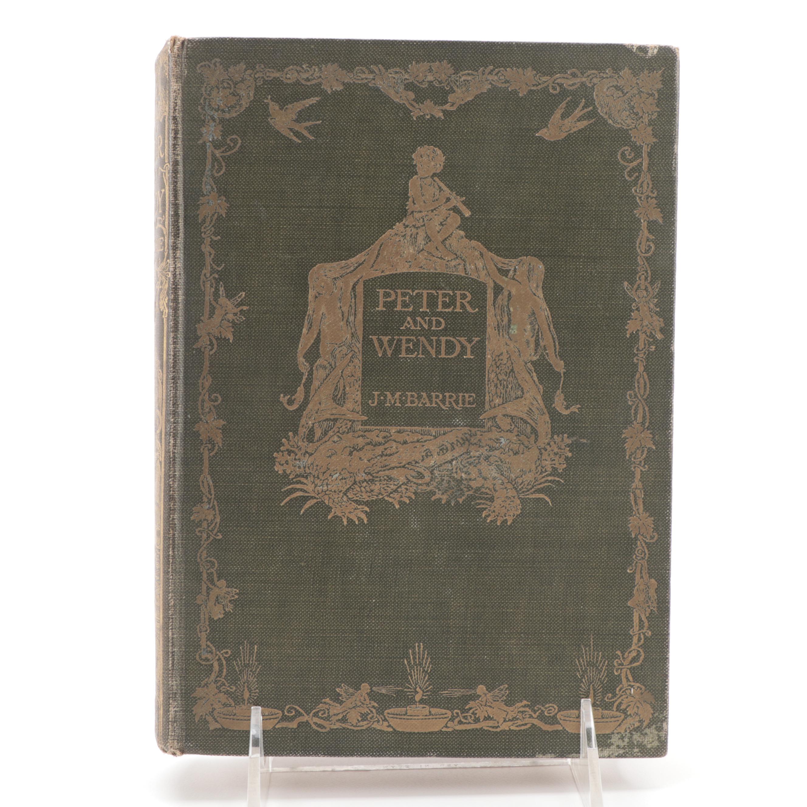 First Edition "Peter and Wendy" and More by J. M. Barrie, Early 20th Century