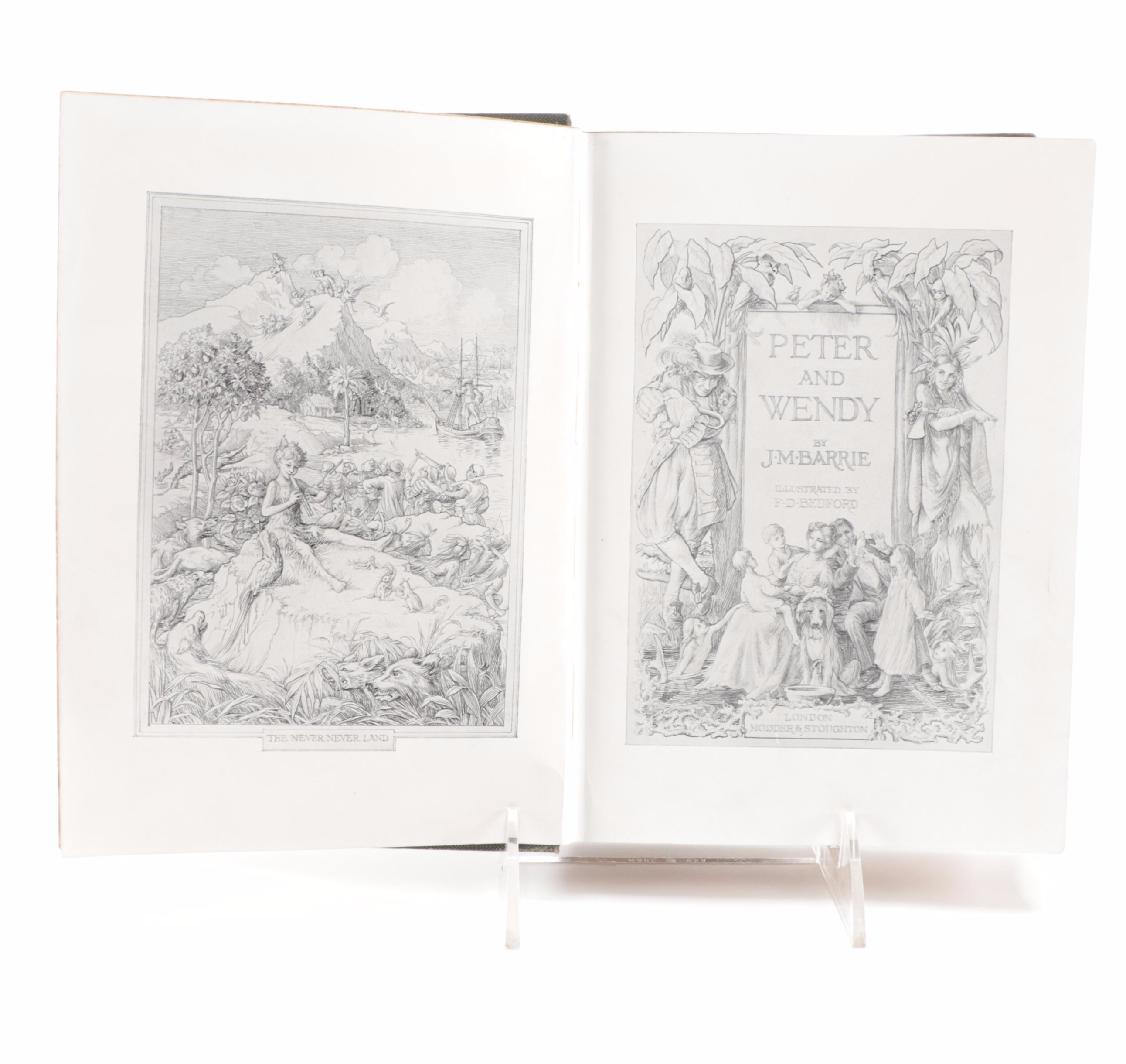 First Edition "Peter and Wendy" and More by J. M. Barrie, Early 20th Century