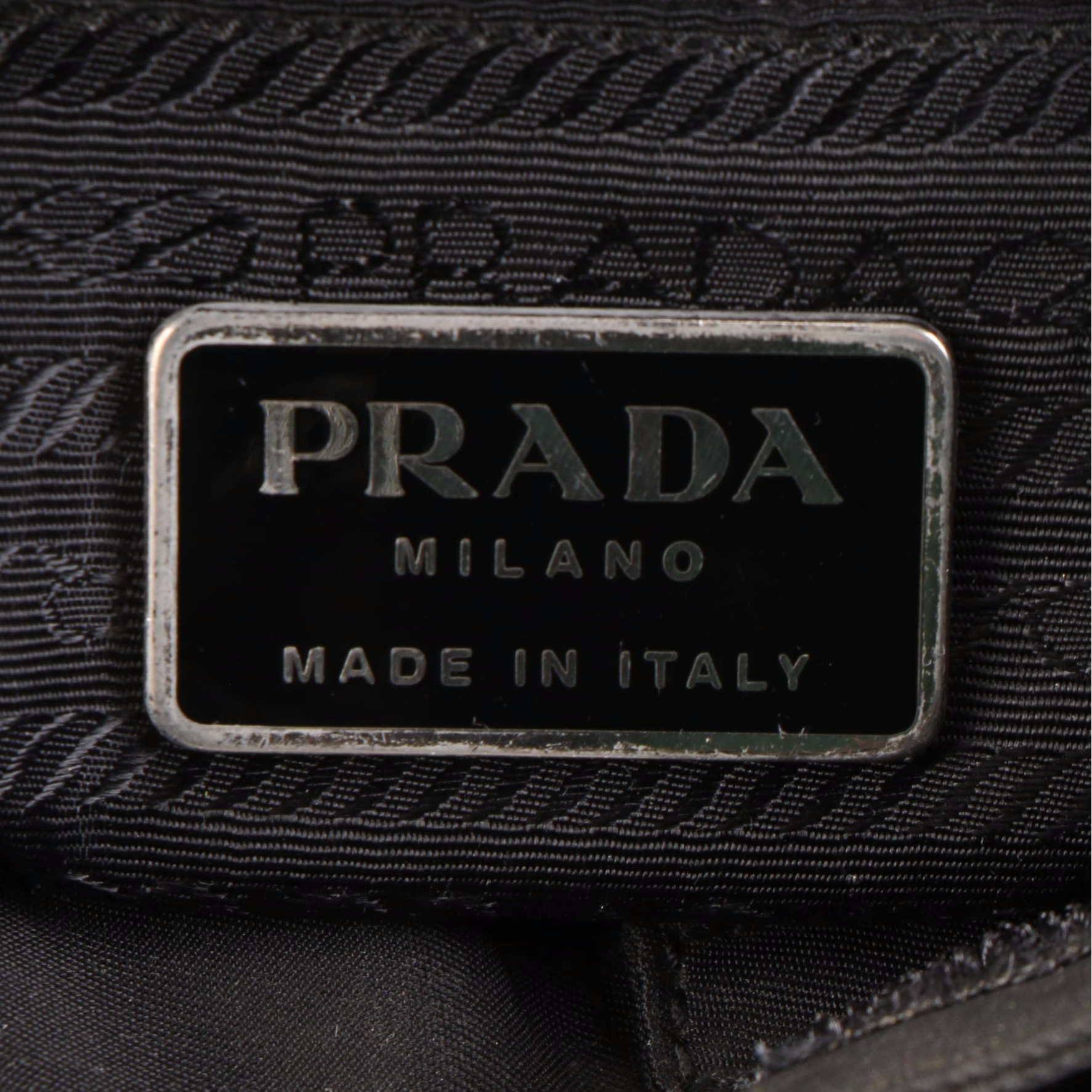 Prada Shoulder Hobo Bag in Black Nylon Tessuto