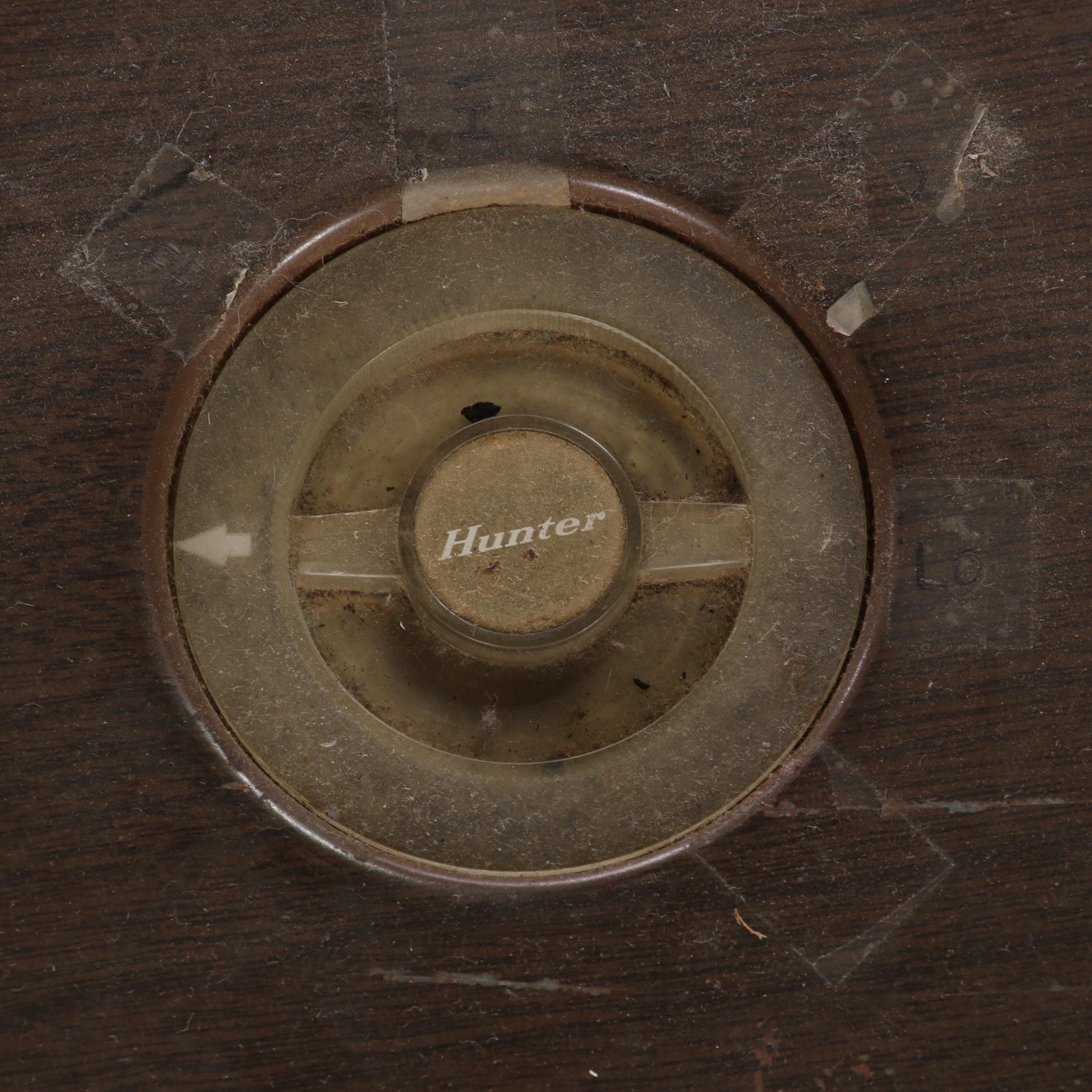 Hunter and Dayton Hassock Style Floor Fans, Mid-20th Century