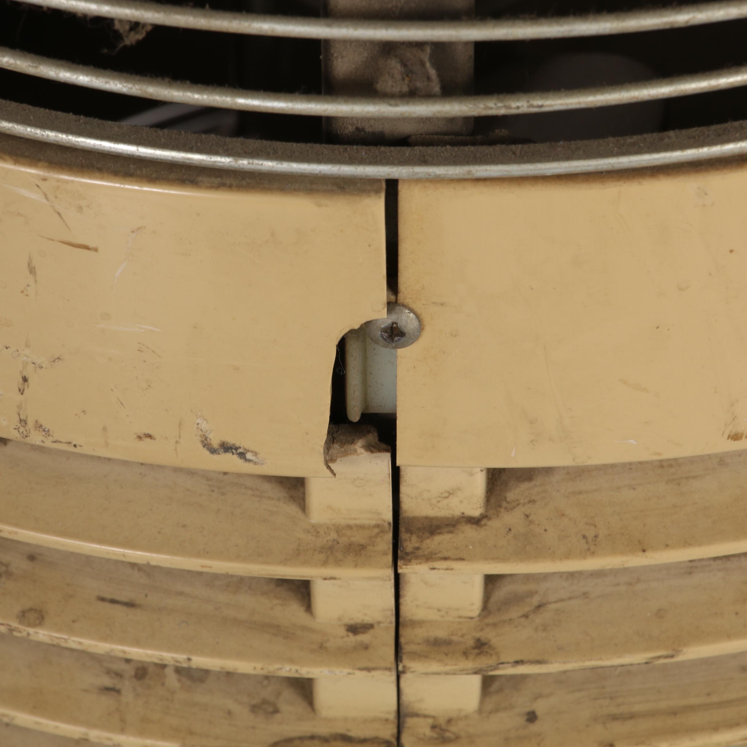 Hunter and Dayton Hassock Style Floor Fans, Mid-20th Century