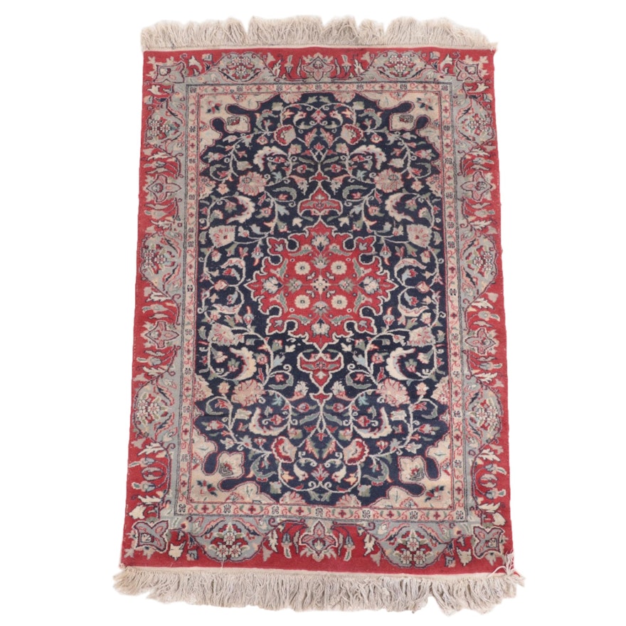 3' x 5'6 Hand-Knotted Persian Isfahan Area Rug