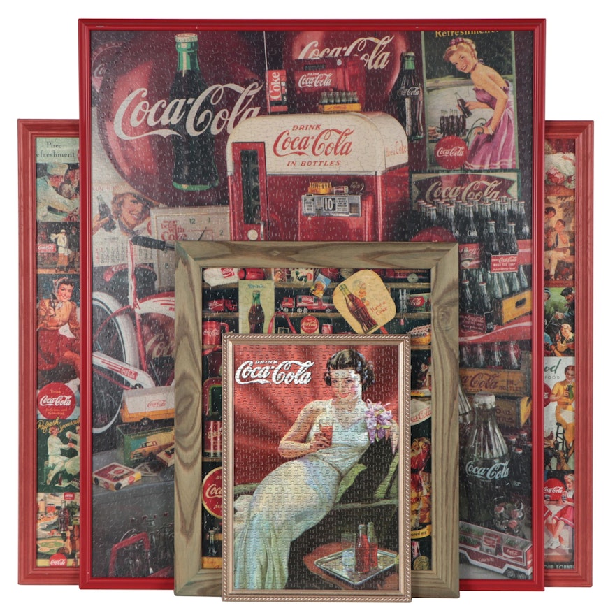 Framed Coca-Cola Puzzles