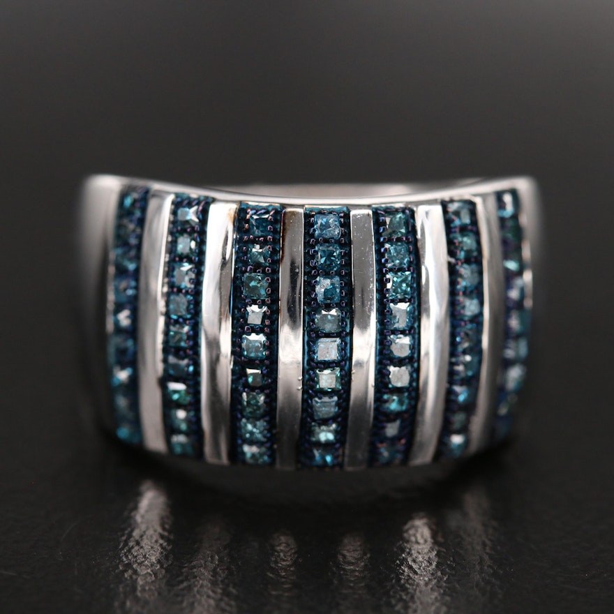 Sterling Diamond Band