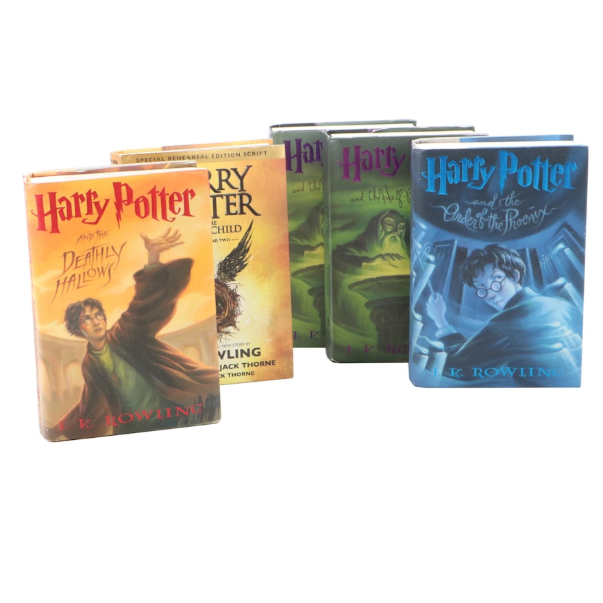 First American Edition "Harry Potter" Partial Series by J. K. Rowling