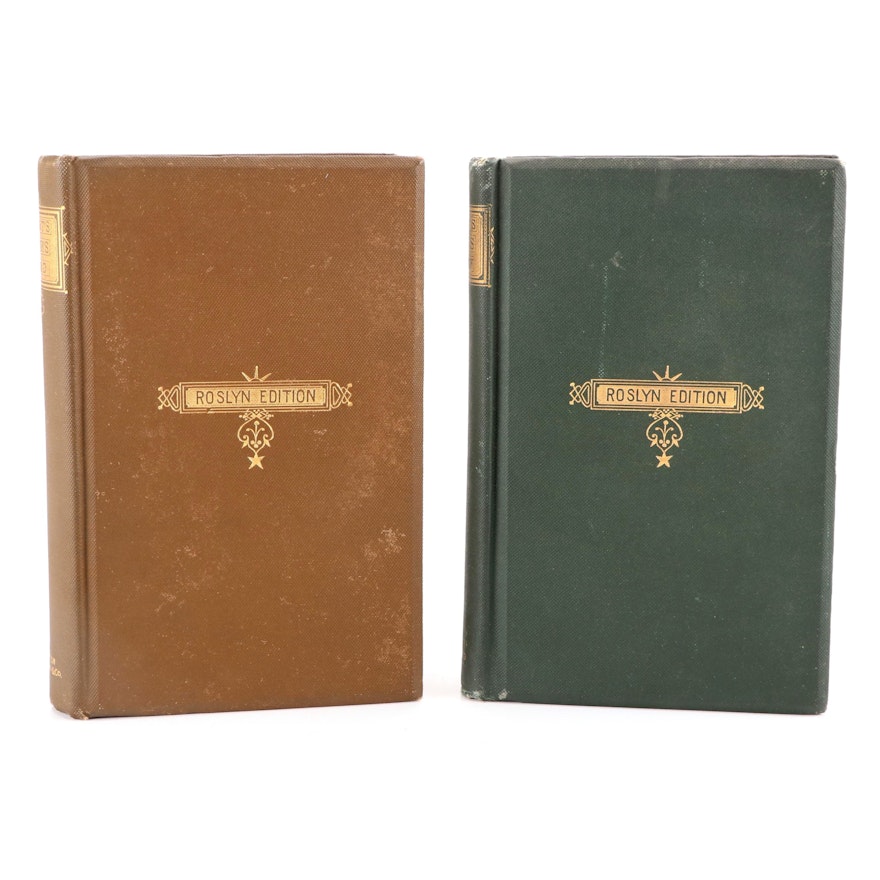 "The Iliad" and "The Odyssey" Roslyn Edition by Homer, Mid to Late 19th Century