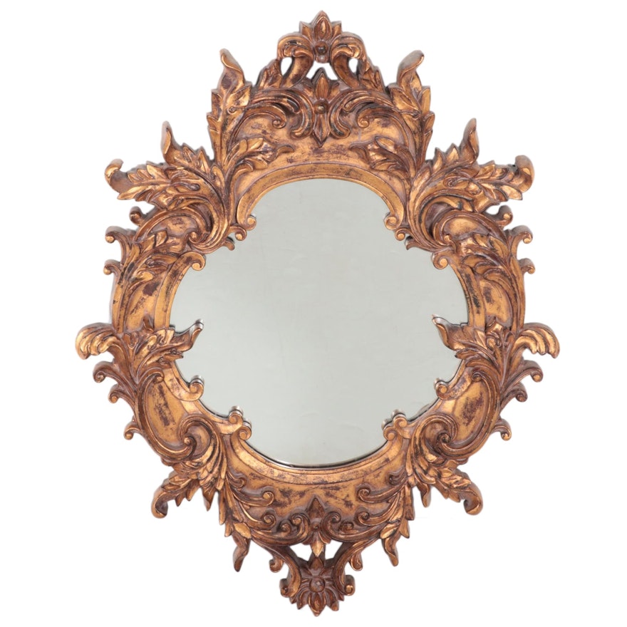 Baroque Style Gilt Composite Mirror, Mid to Late 20th Century