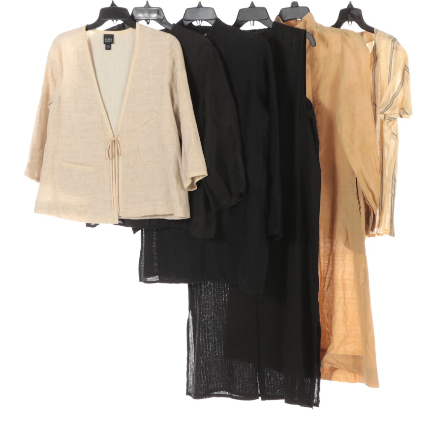 Eileen Fisher, Mary Ann Restivo and Other Linen Blend Tops and Tunics