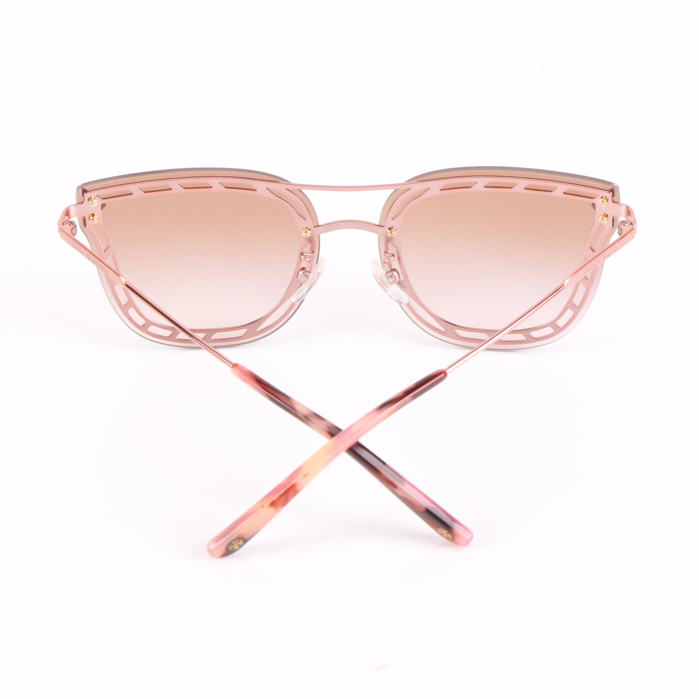 Tory Burch TY6067 Modified Cat Eye Sunglasses with Case