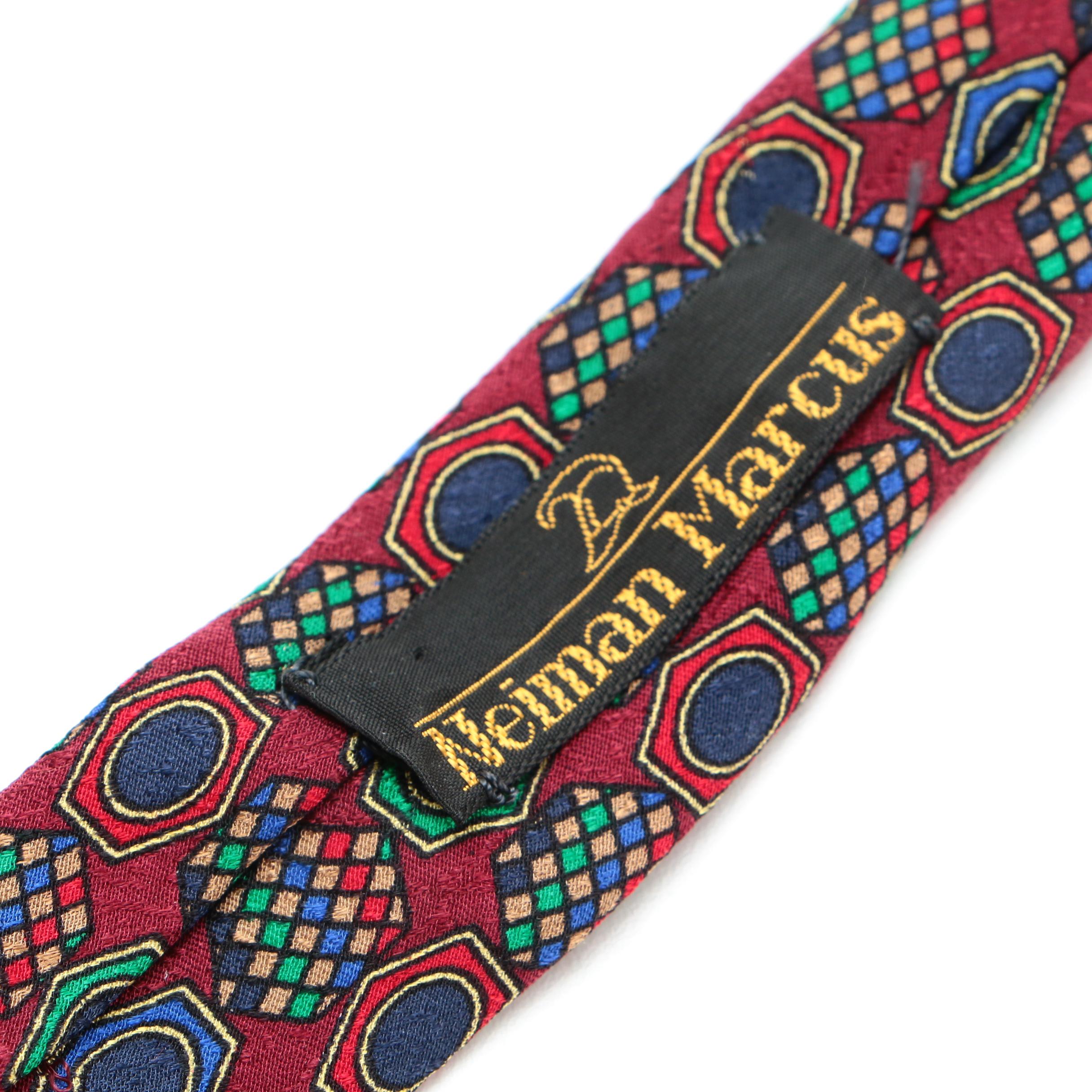 Men's Salvatore Ferragamo, Gianni Versace, and YSL Ties in Printed Silk Twill