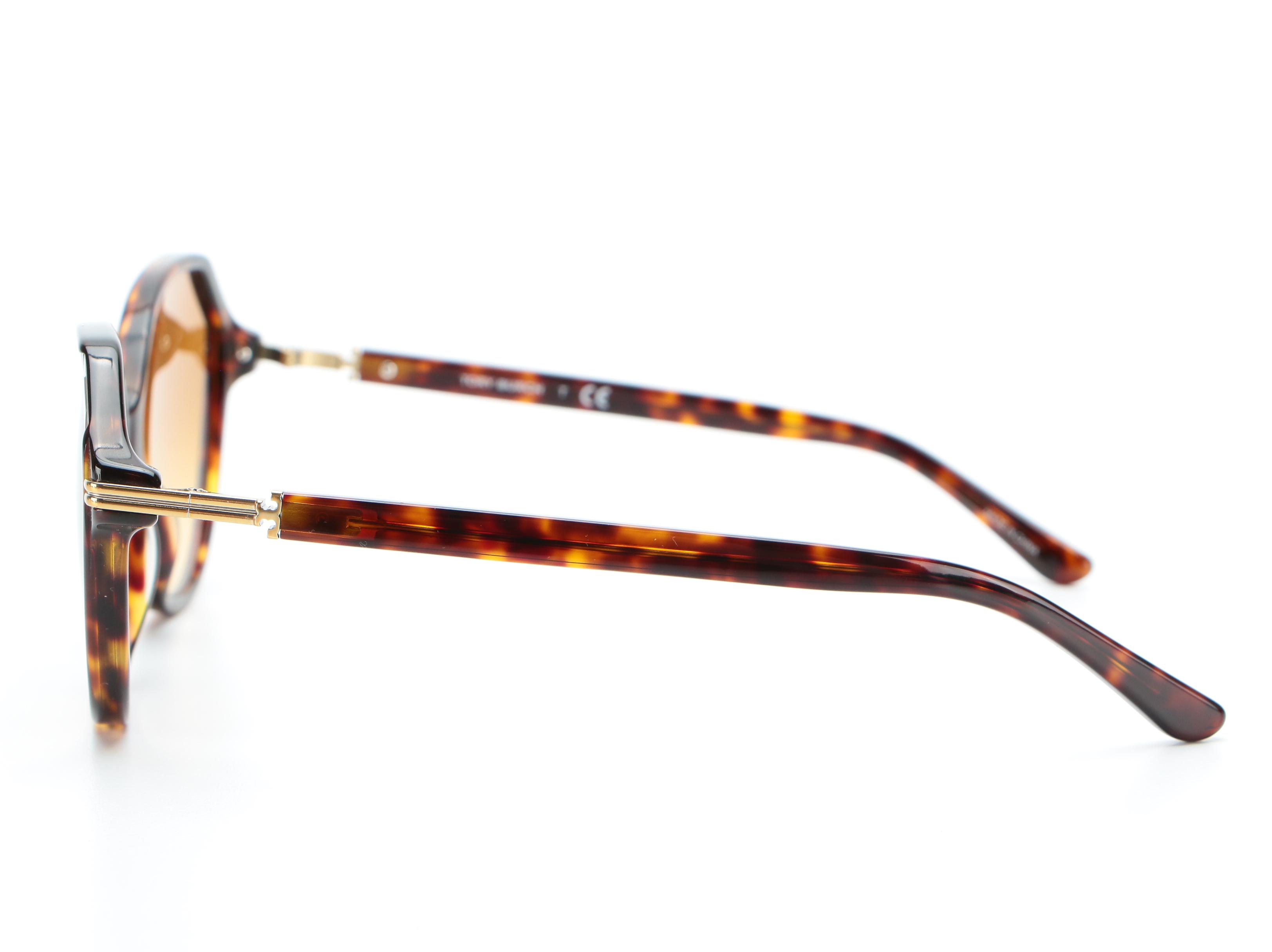 Tory Burch TY7138 FA Gradient Lens Sunglasses in Tortoise with Case