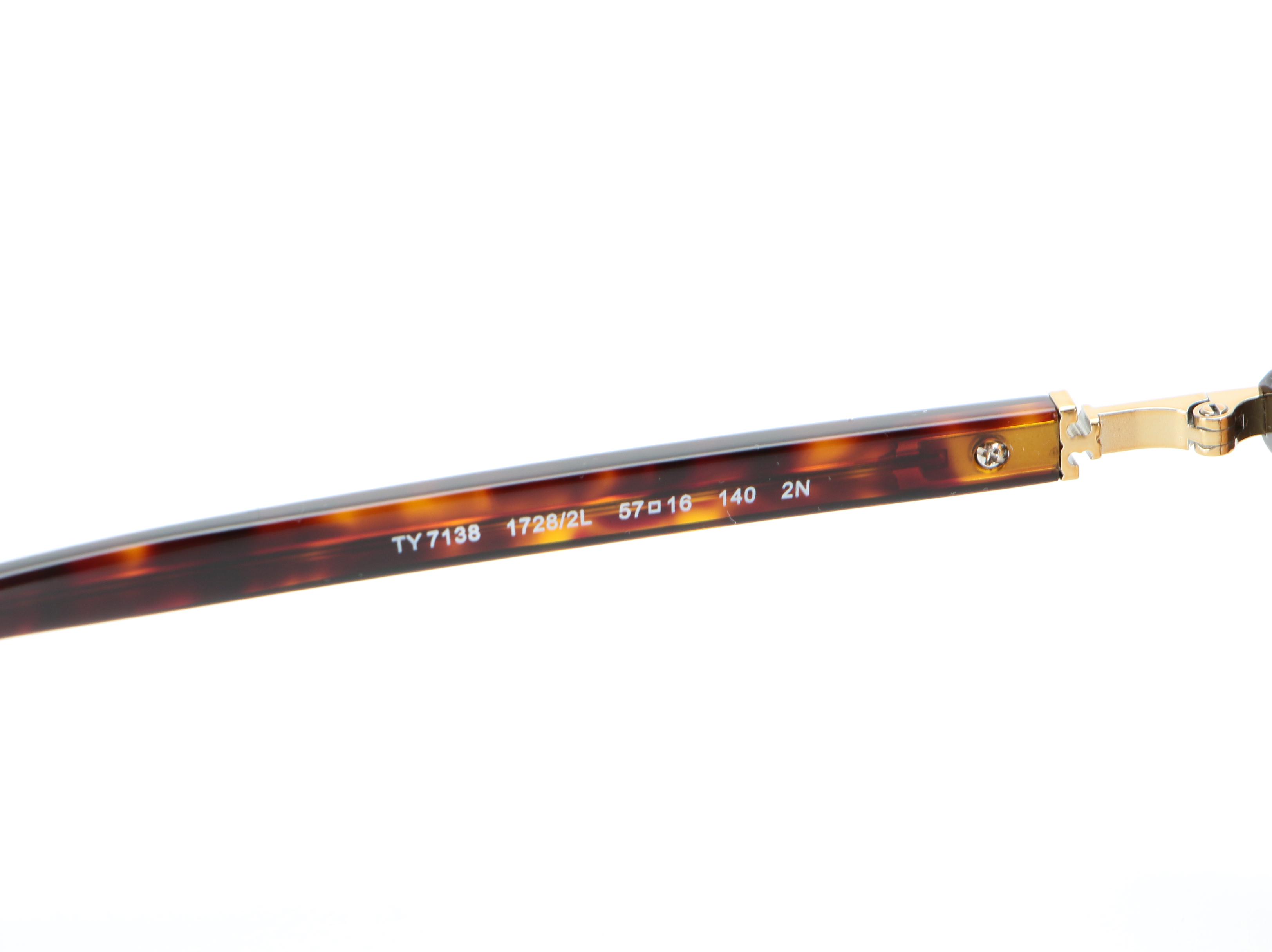 Tory Burch TY7138 FA Gradient Lens Sunglasses in Tortoise with Case