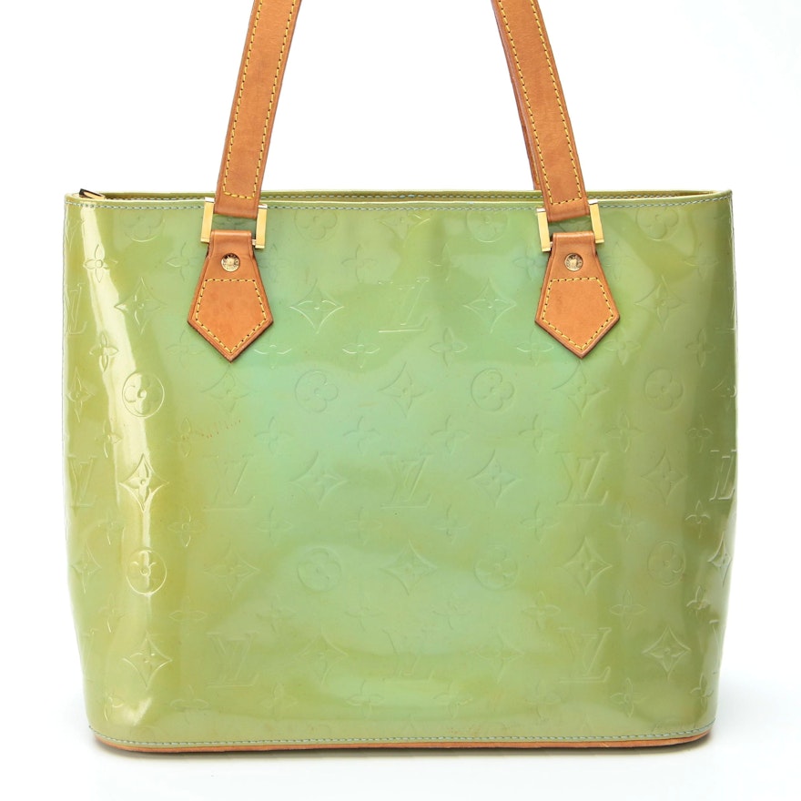 Louis Vuitton Houston Tote in Monogram Vernis and Vachetta Leather