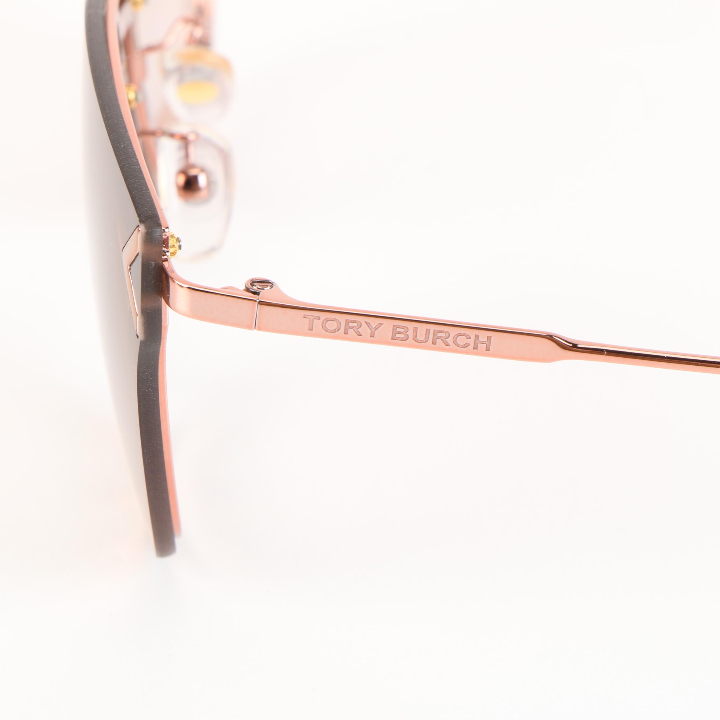 Tory Burch Rimless Style Sunglasses with Case