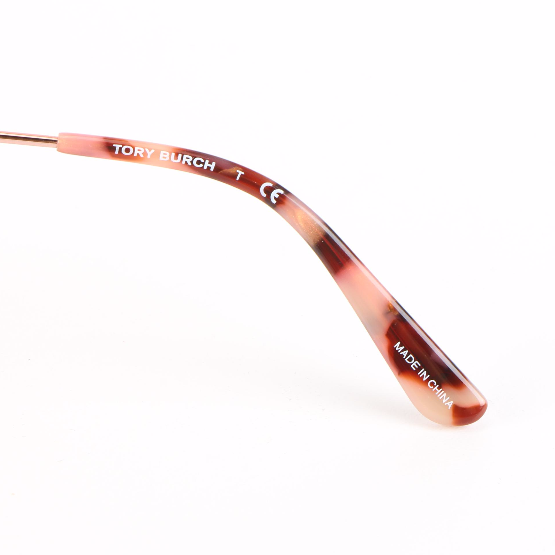 Tory Burch Rimless Style Sunglasses with Case