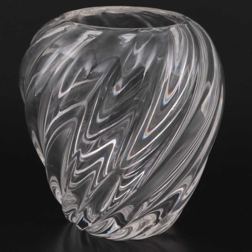 Cartier Crystal Vase, 20th Century