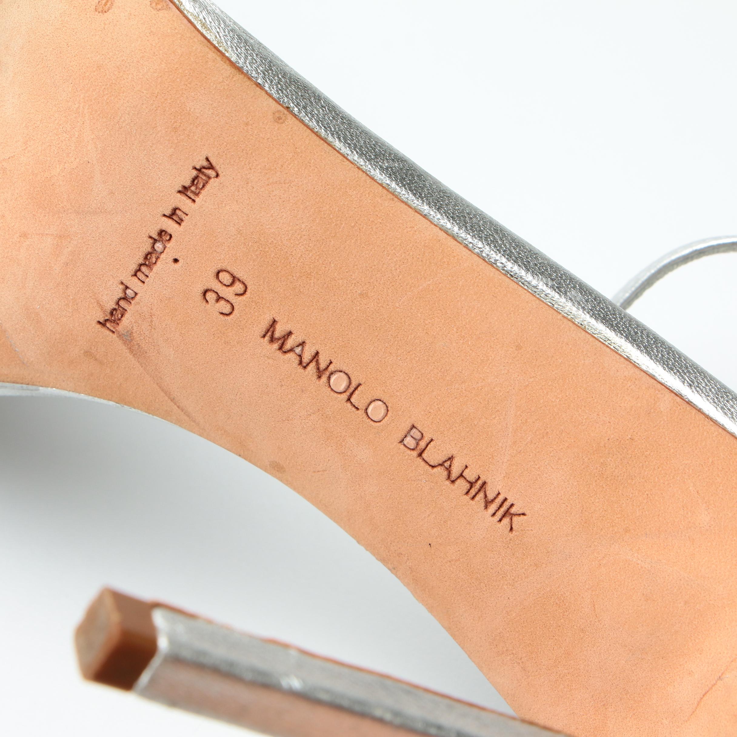 Manolo Blahnik and Louise et Cie Esperance Heels with Tory Burch Studded Sandals