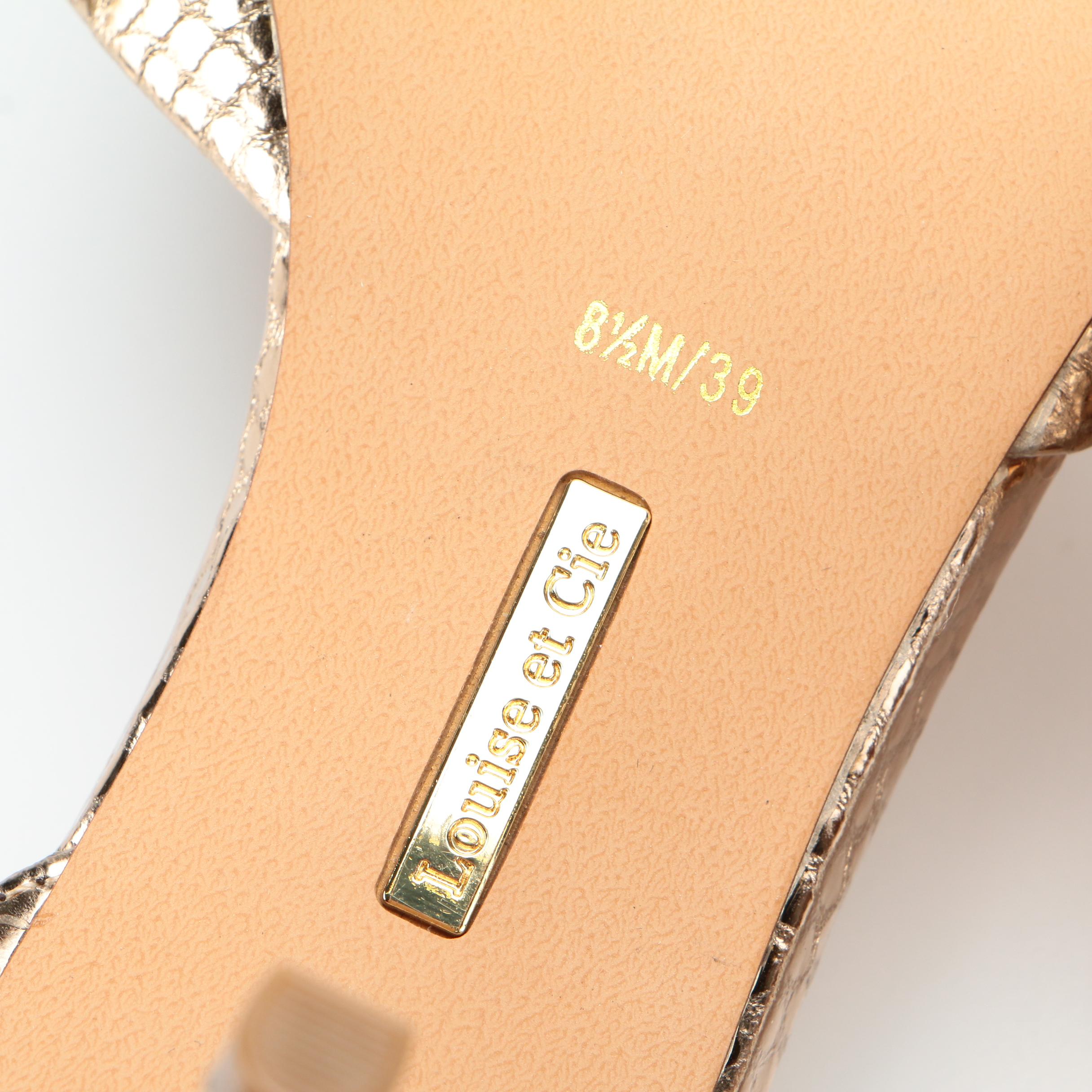 Manolo Blahnik and Louise et Cie Esperance Heels with Tory Burch Studded Sandals