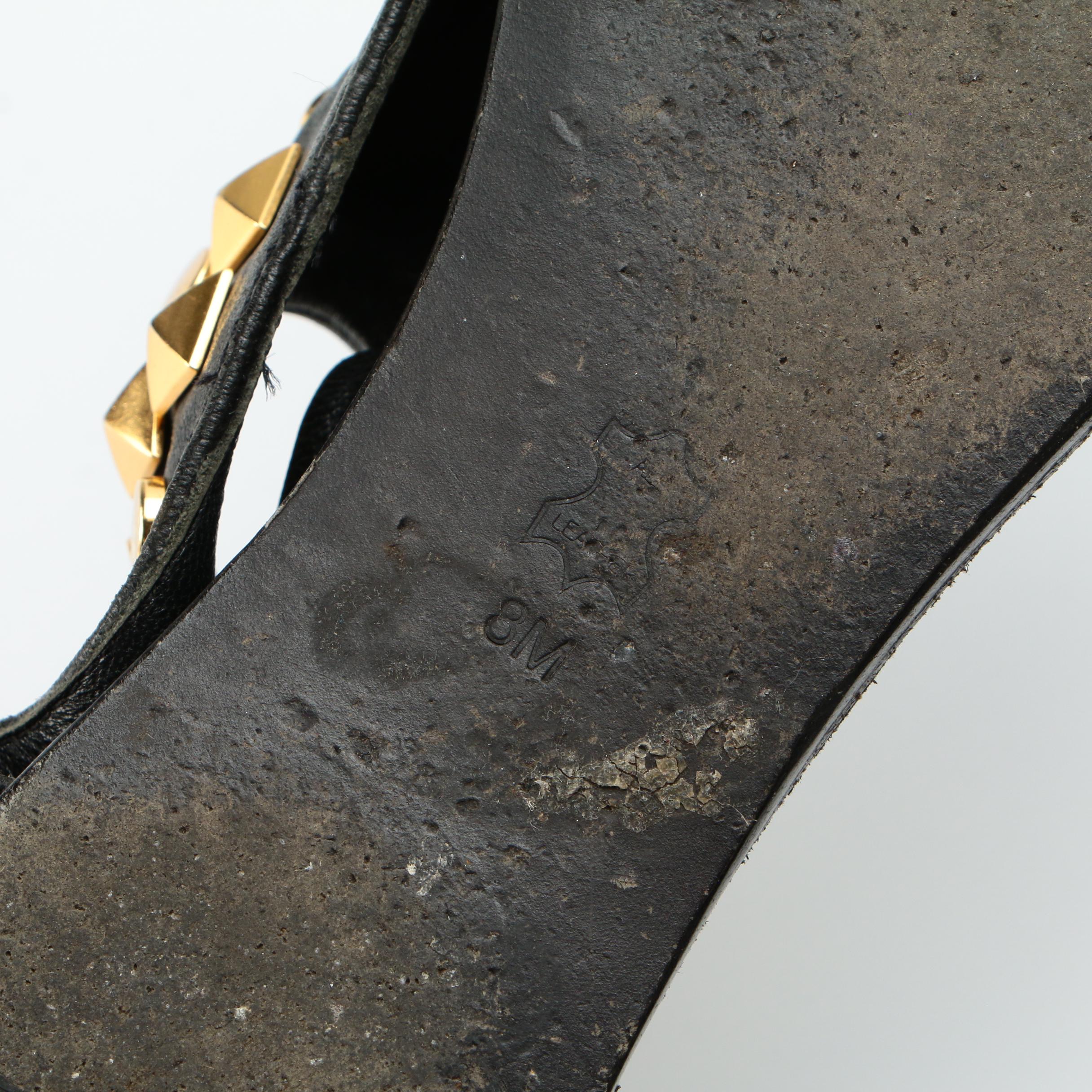 Manolo Blahnik and Louise et Cie Esperance Heels with Tory Burch Studded Sandals