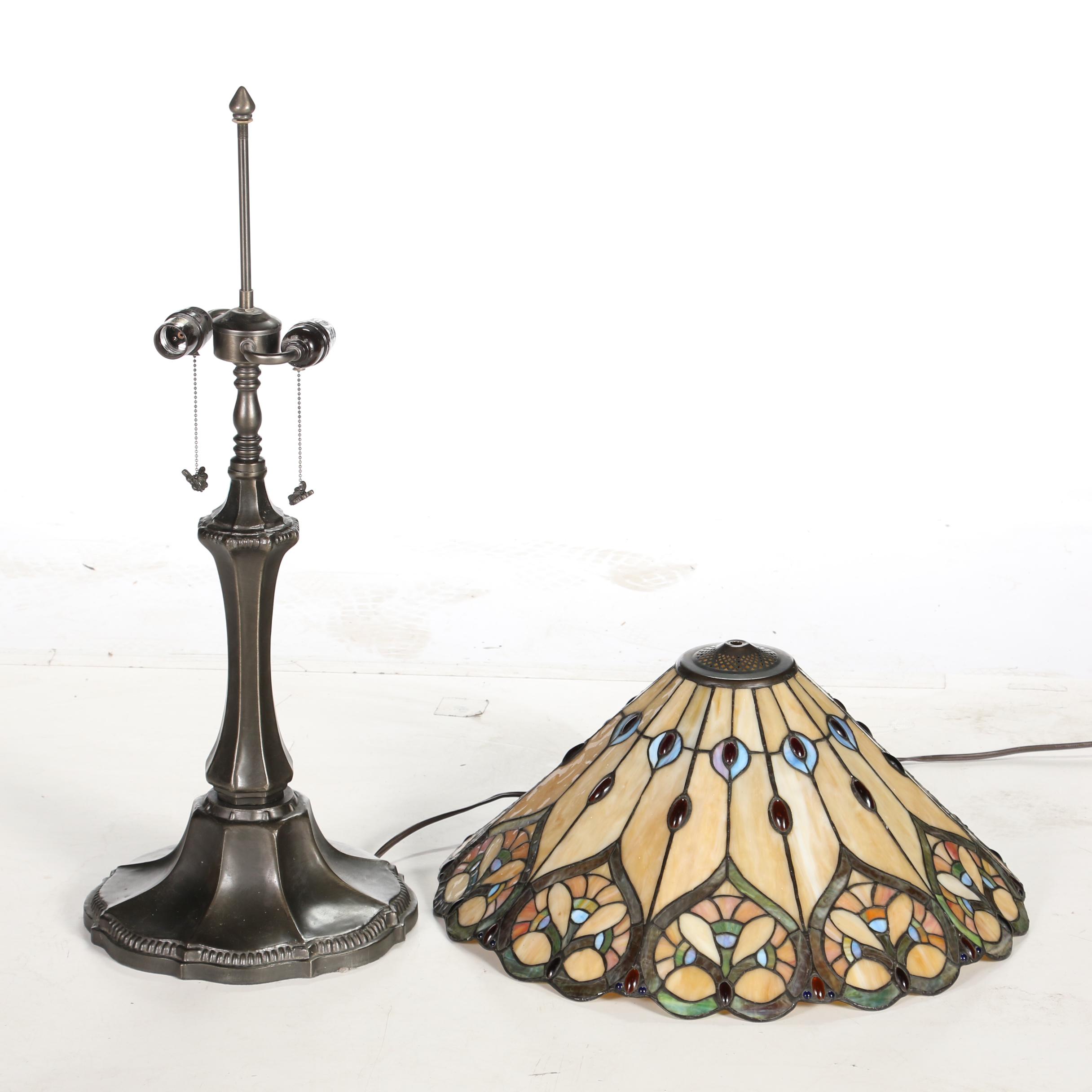 Colour Creations Timeless Serenity by Tania Bricel Slag Glass Lamps