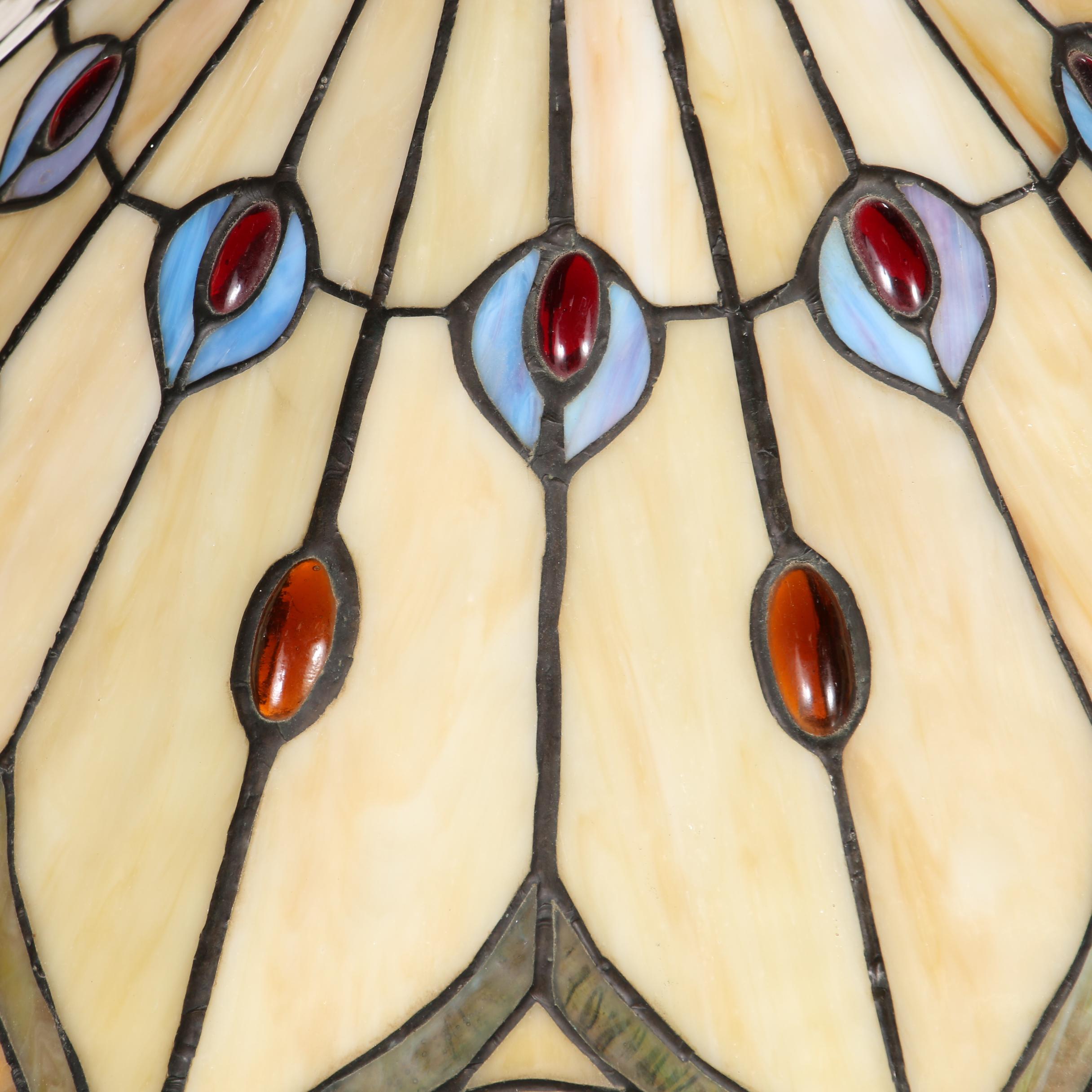 Colour Creations Timeless Serenity by Tania Bricel Slag Glass Lamps