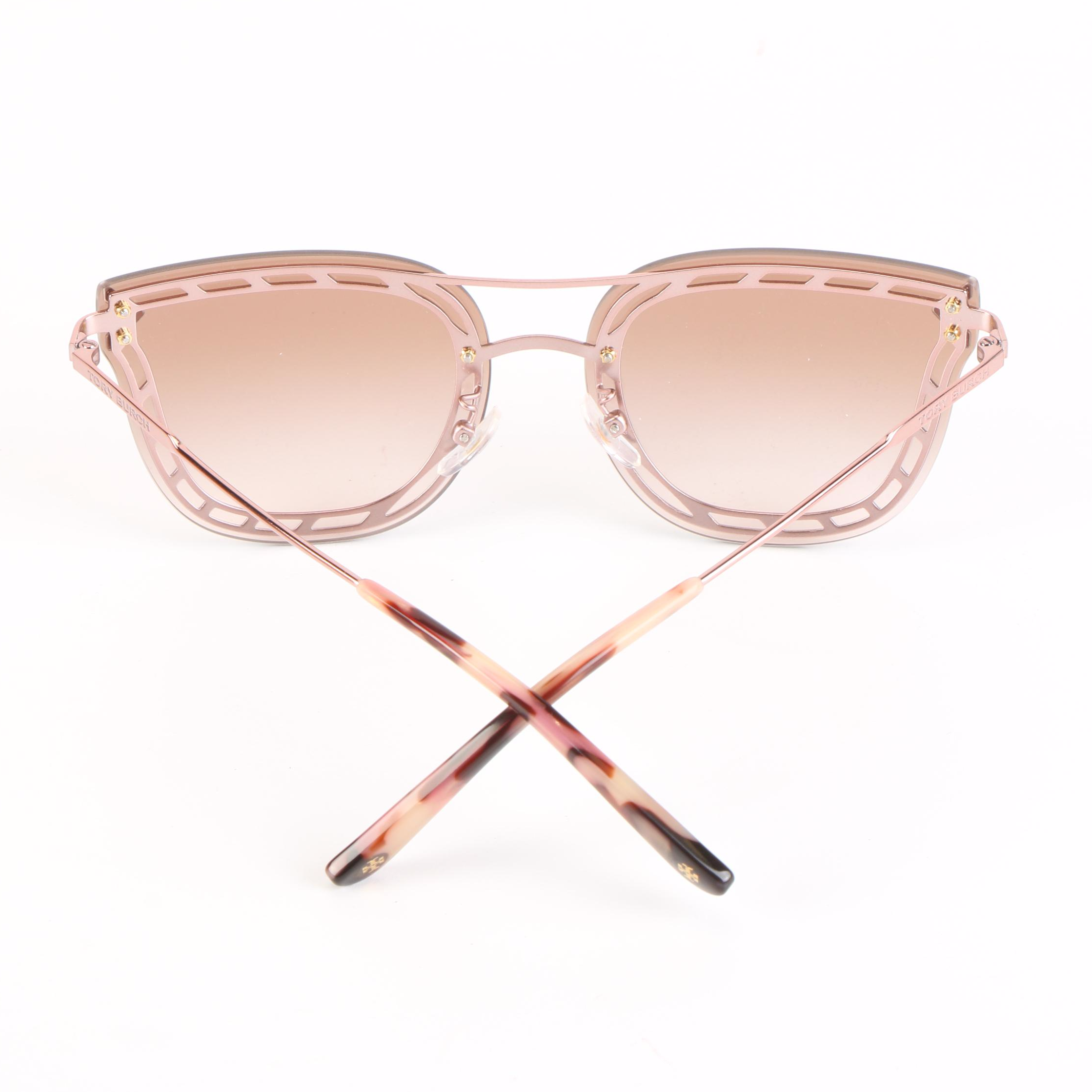 Tory Burch TY 6067 Modified Cat Eye Sunglasses with Case