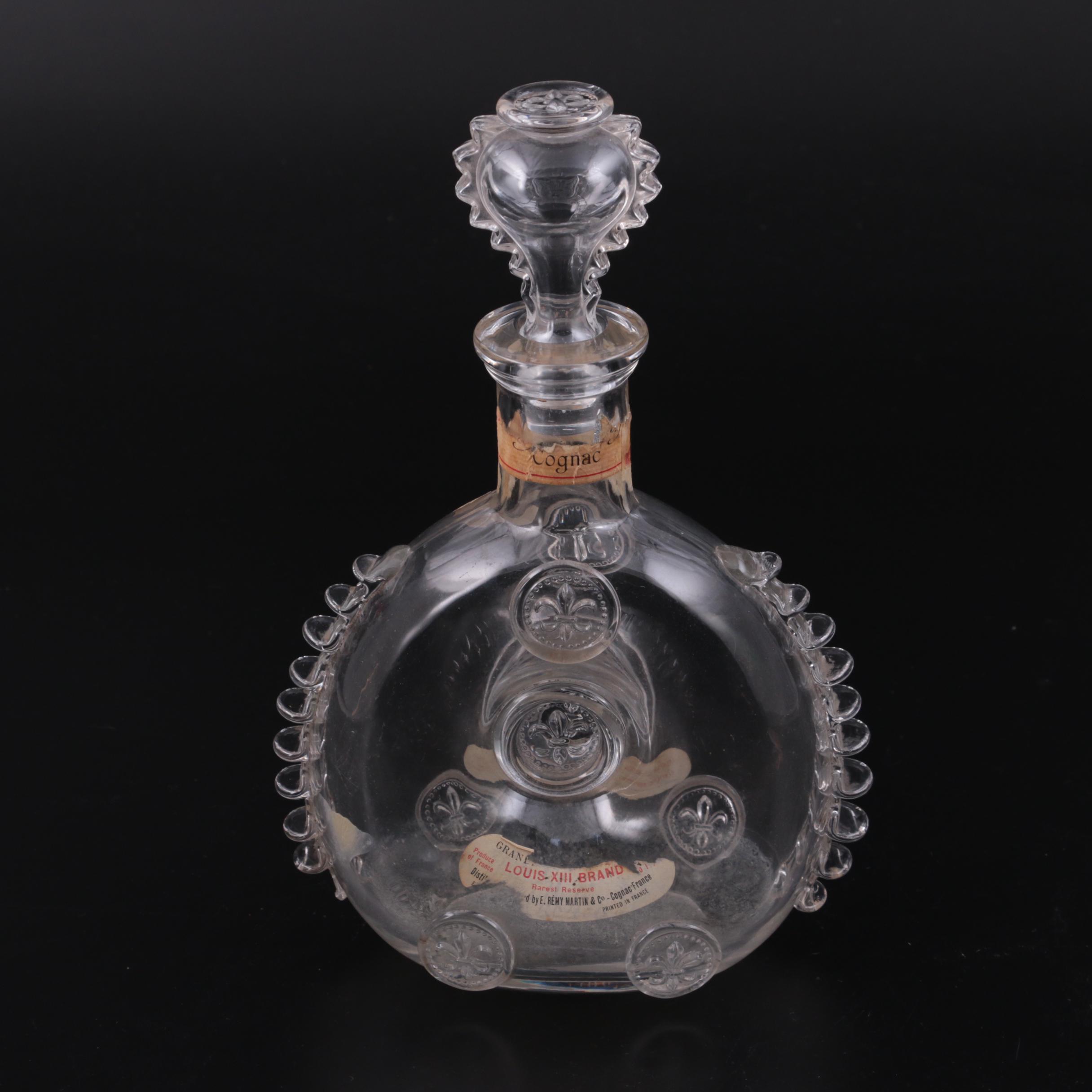Baccarat for Rémy Martin Louis XIII Crystal Cognac Bottle, Mid-20th Century