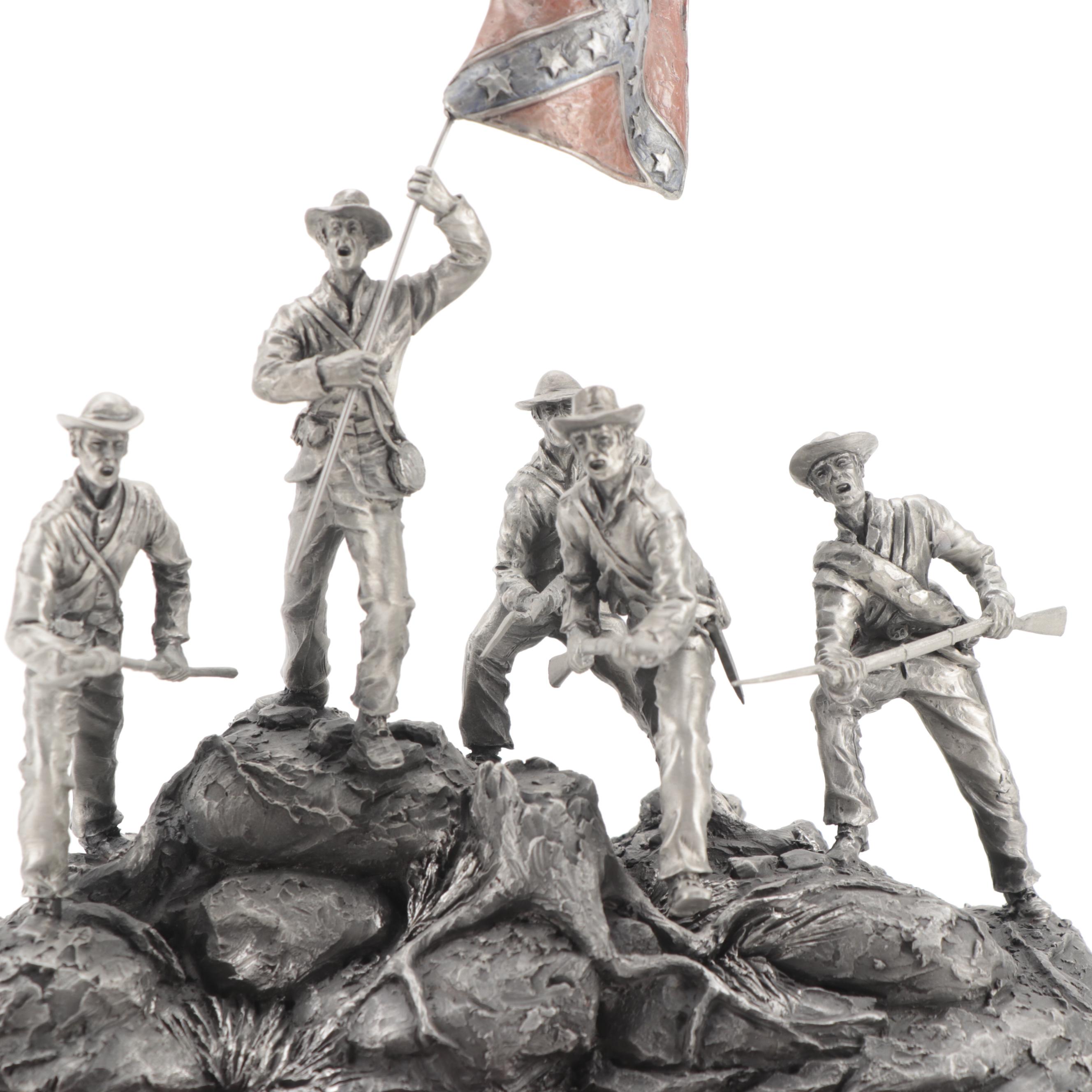Francis Barnum for Chilmark "Rebel Yell" Pewter Sculpture, 1996