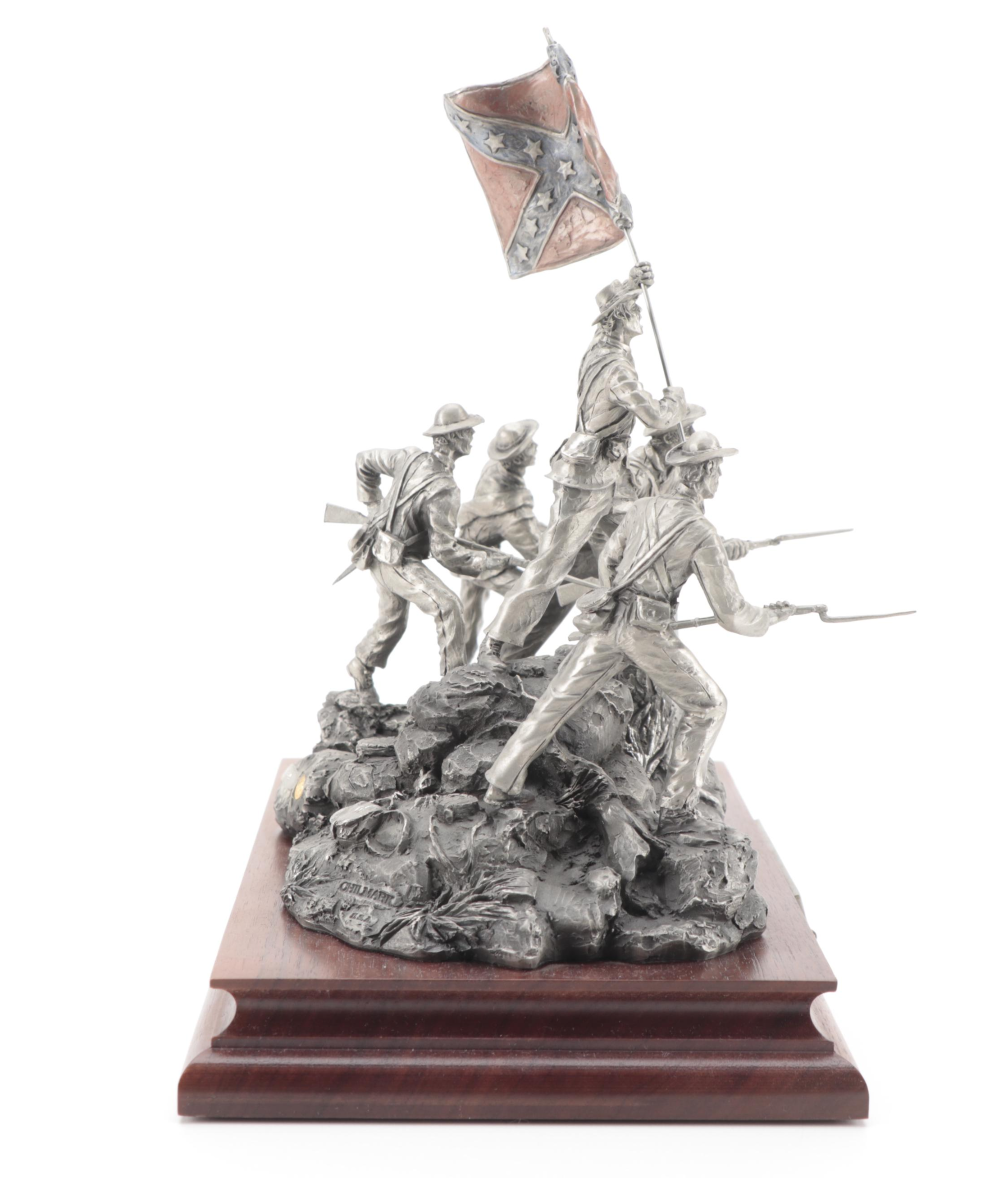 Francis Barnum for Chilmark "Rebel Yell" Pewter Sculpture, 1996