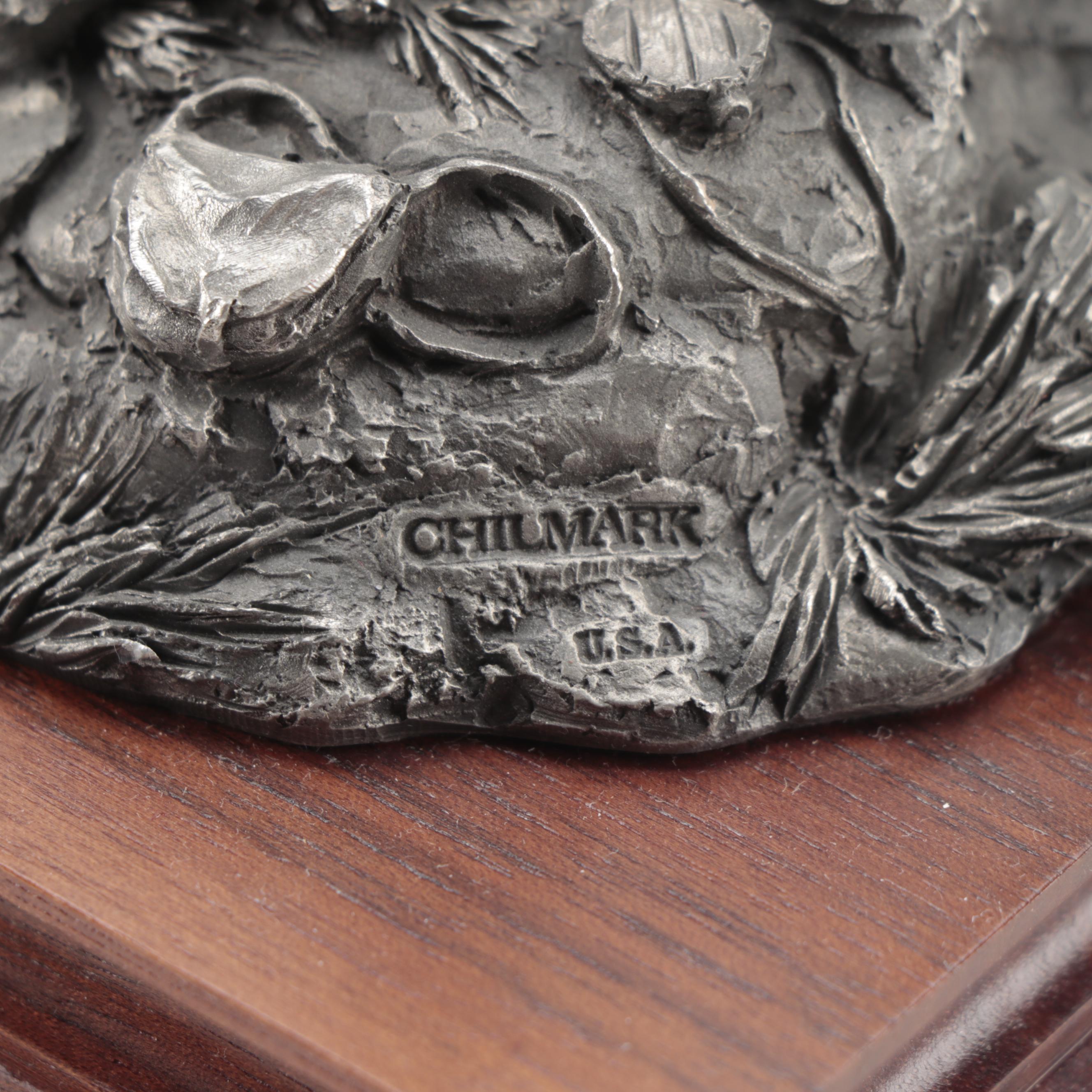 Francis Barnum for Chilmark "Rebel Yell" Pewter Sculpture, 1996