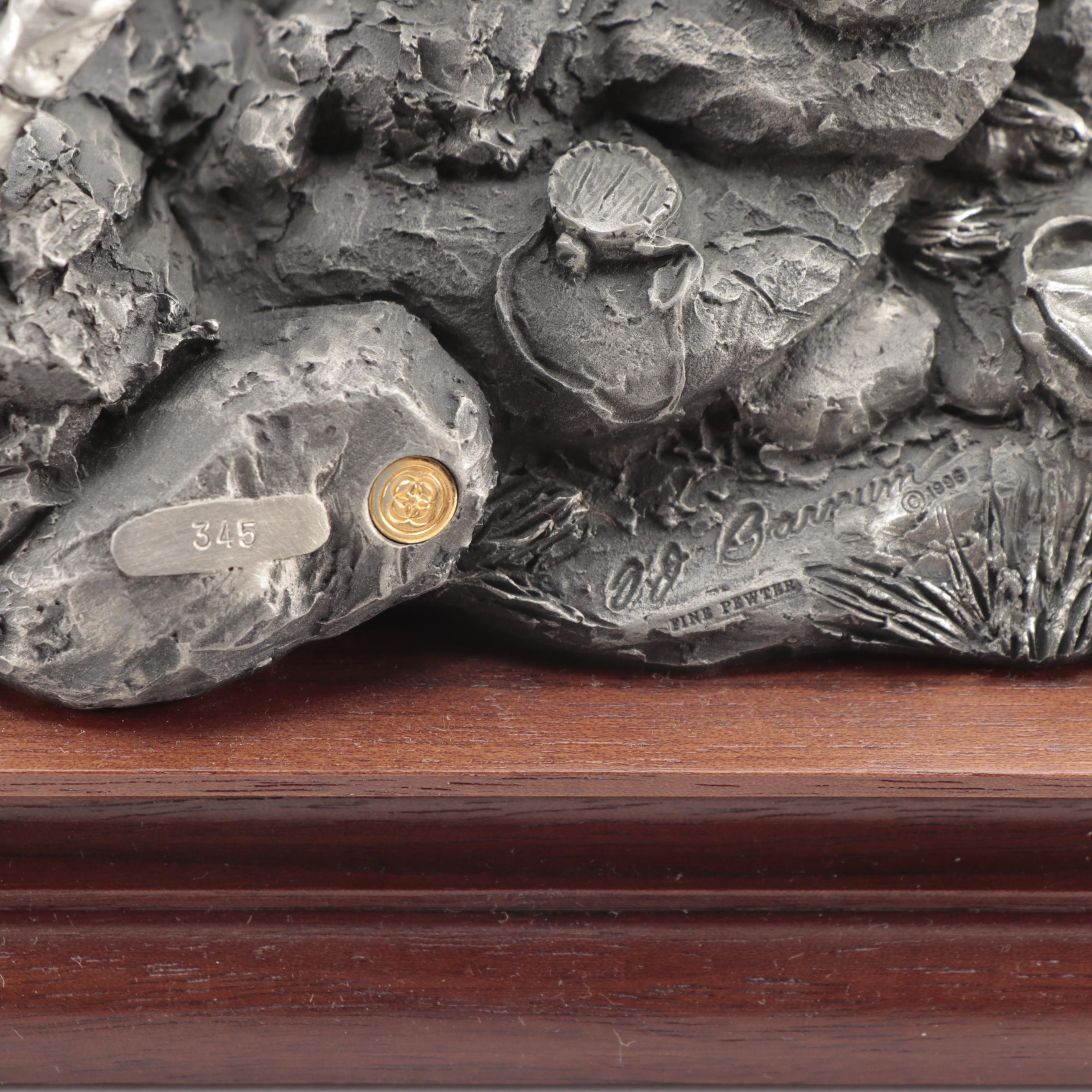 Francis Barnum for Chilmark "Rebel Yell" Pewter Sculpture, 1996