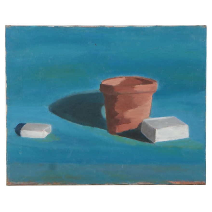 Still Life Oil Painting, Late 20th Century