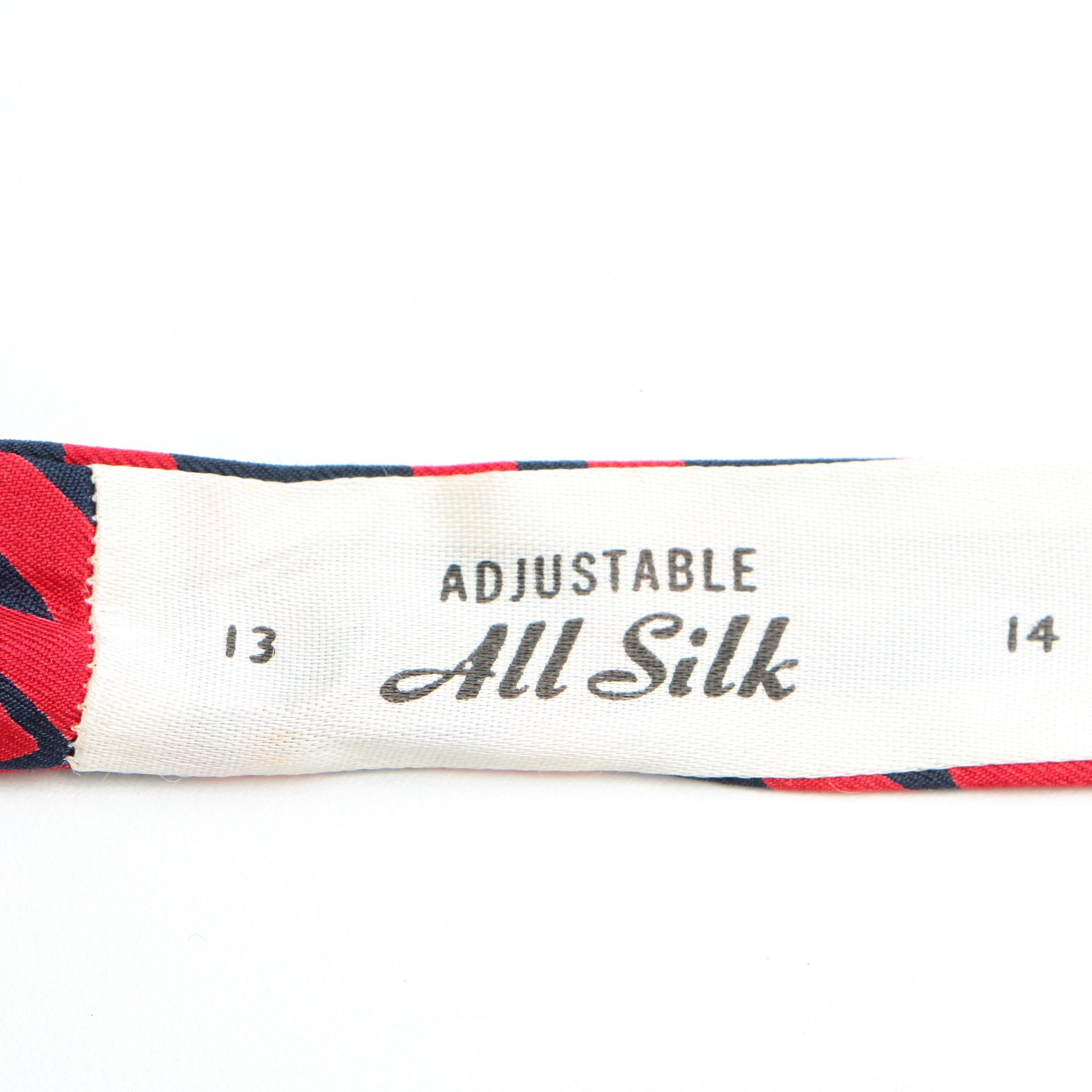 Men's Formal Neckties and Bowties in Printed Silk Twill