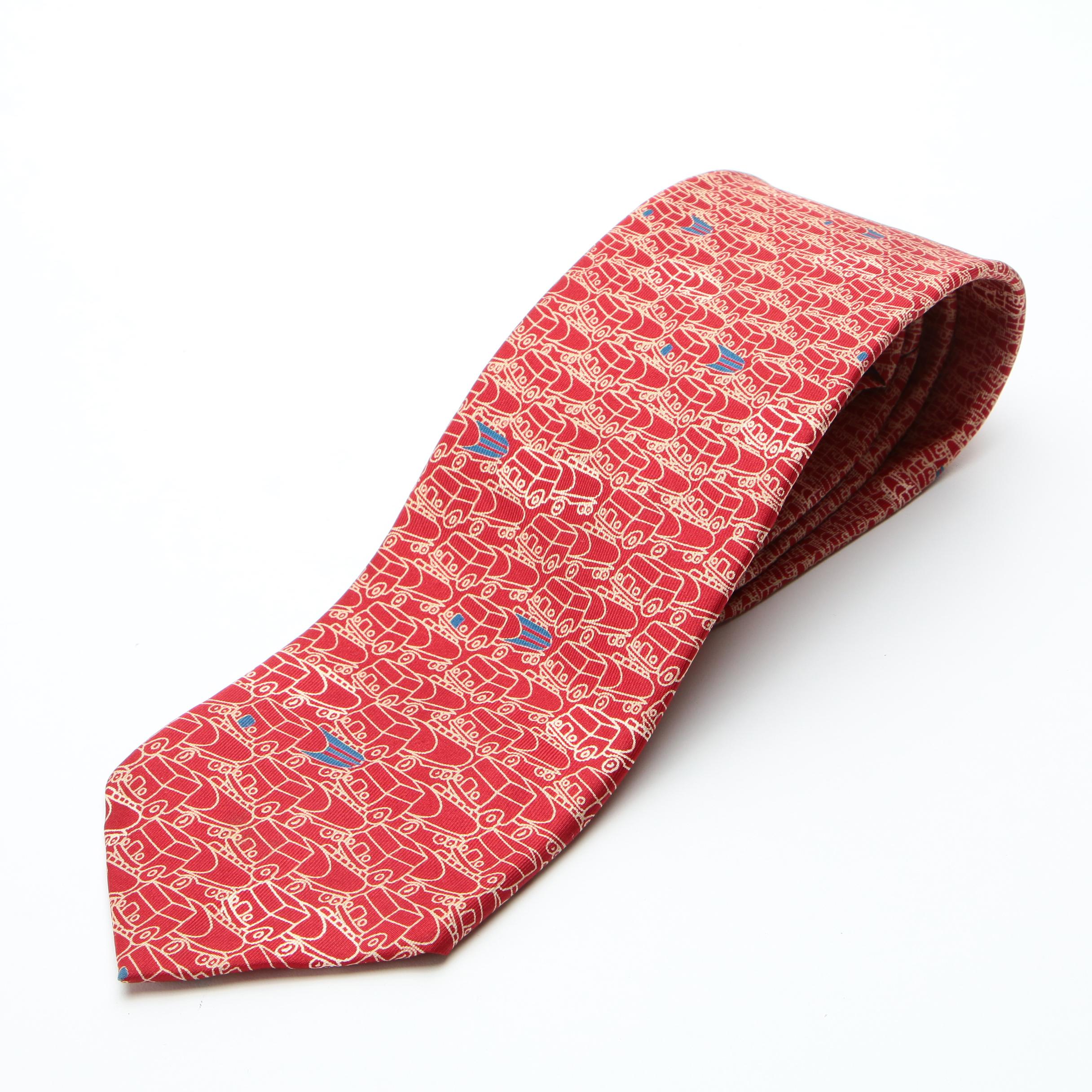 Guy Laroche, Krizia, Liberty of London, Lagerfeld, and Other Silk Neckties