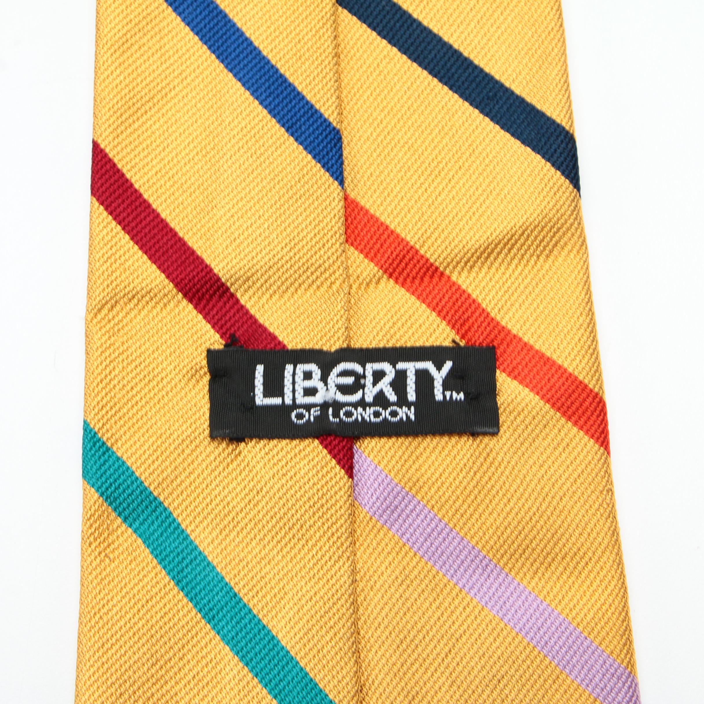 Guy Laroche, Krizia, Liberty of London, Lagerfeld, and Other Silk Neckties