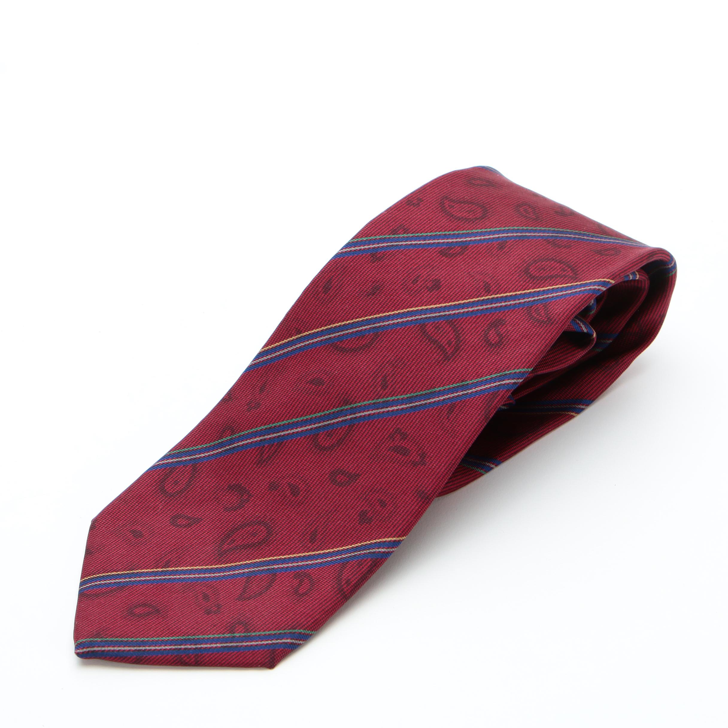 Guy Laroche, Krizia, Liberty of London, Lagerfeld, and Other Silk Neckties