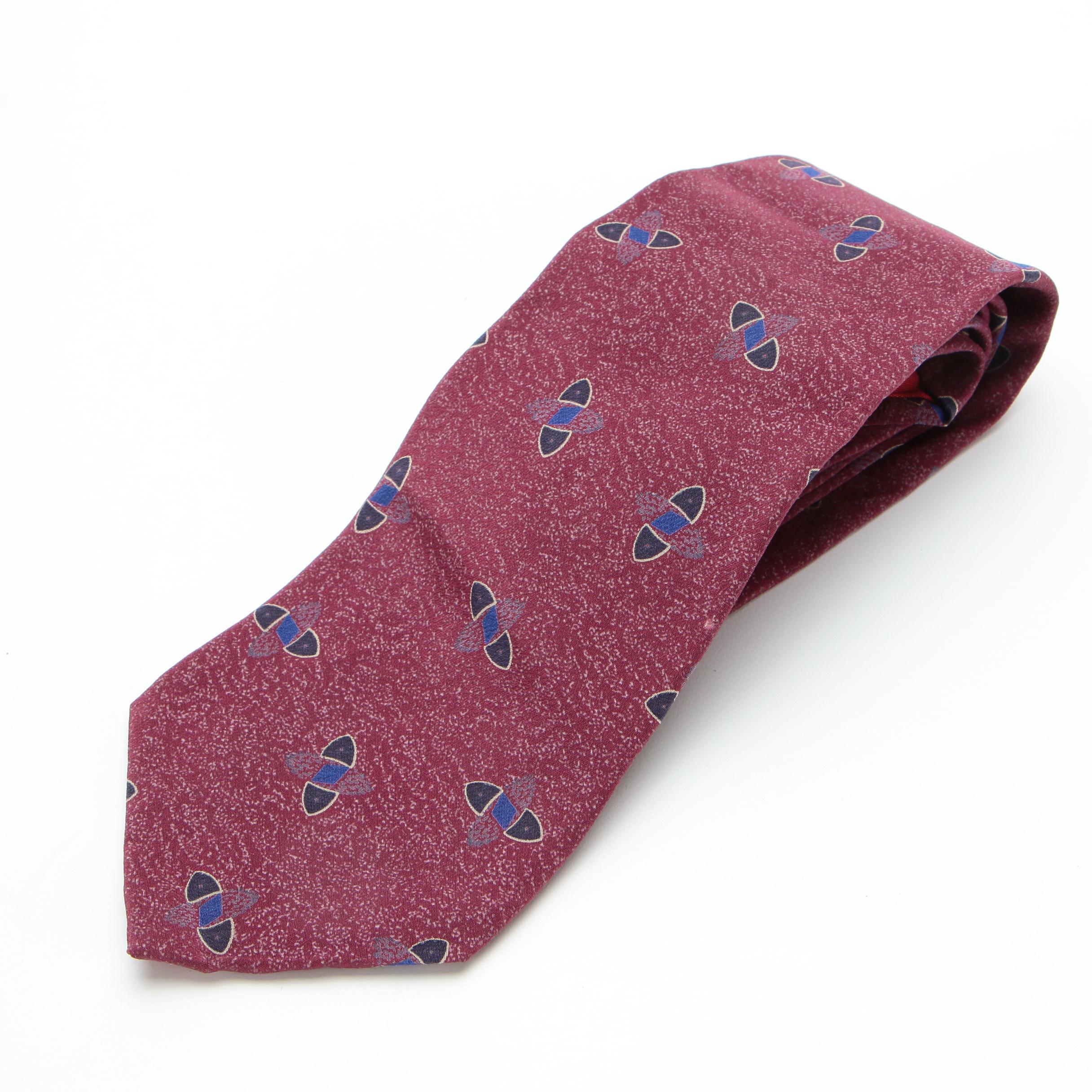 Guy Laroche, Krizia, Liberty of London, Lagerfeld, and Other Silk Neckties