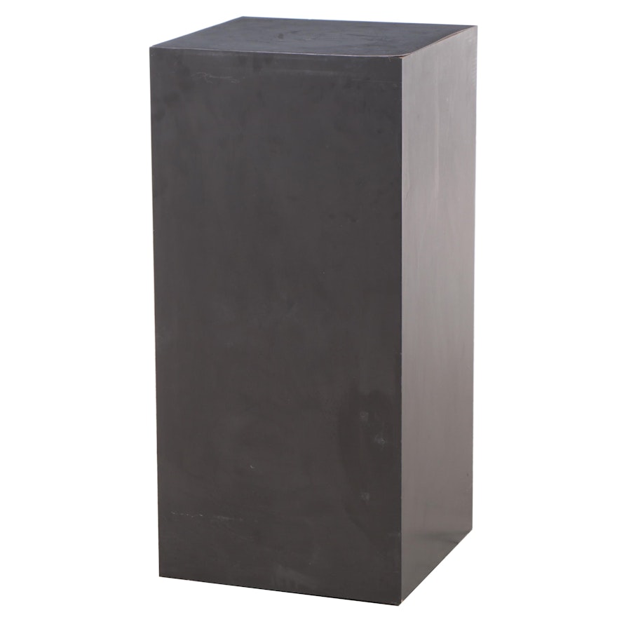 Black Laminate Pedestal Stand, Mid to Late 20th Century