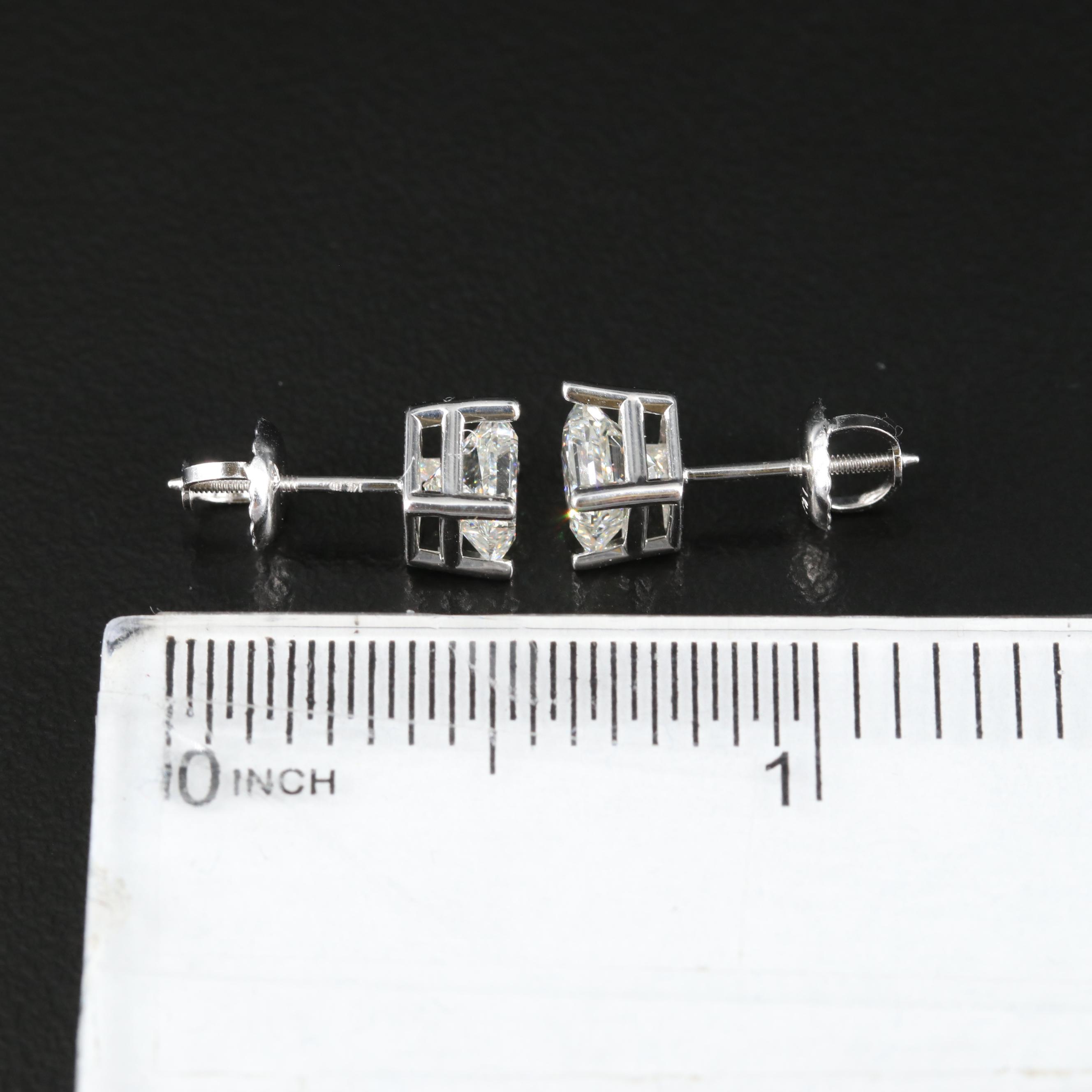 14K 1.22 CTW Diamond Stud Earrings