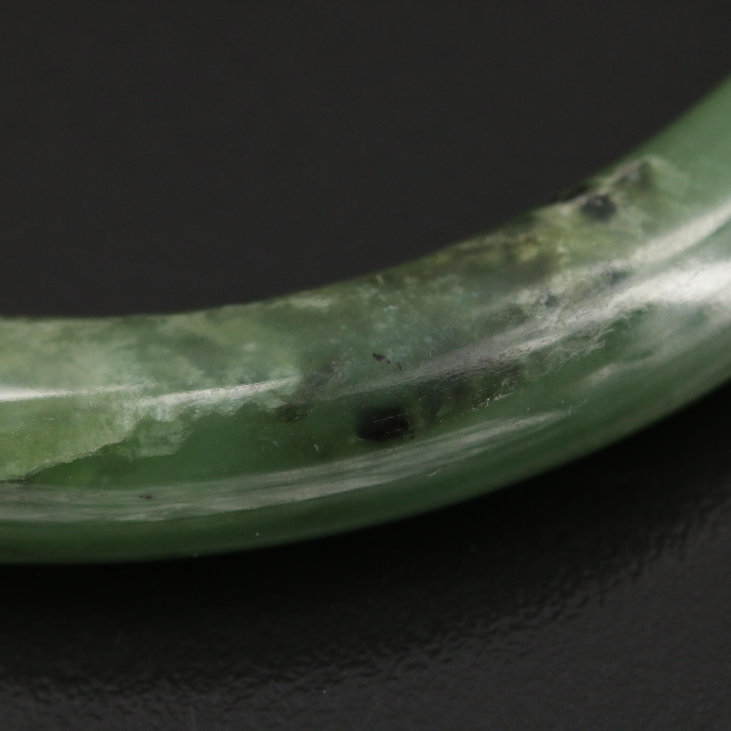 Jadeite Hololith Bangle