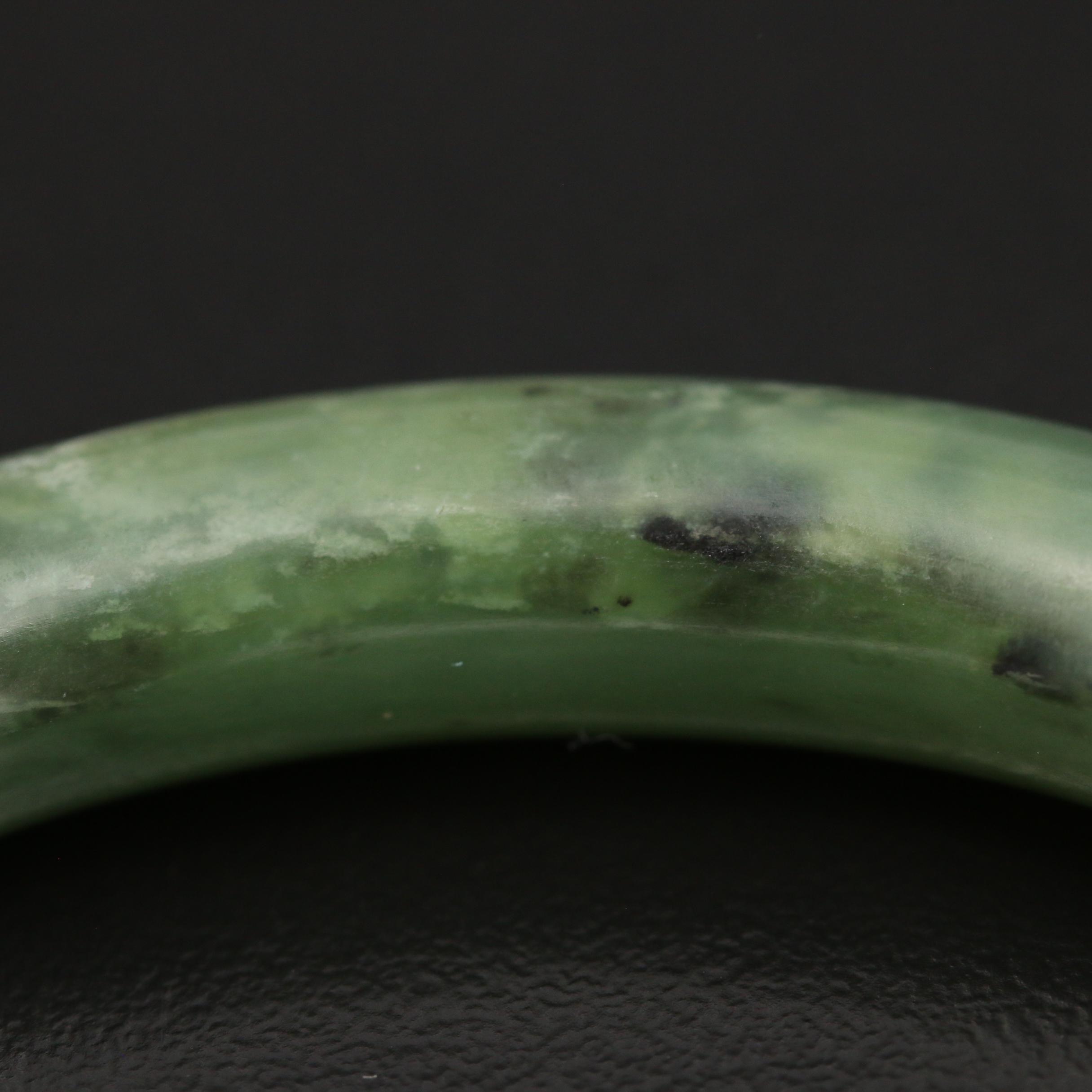 Jadeite Hololith Bangle