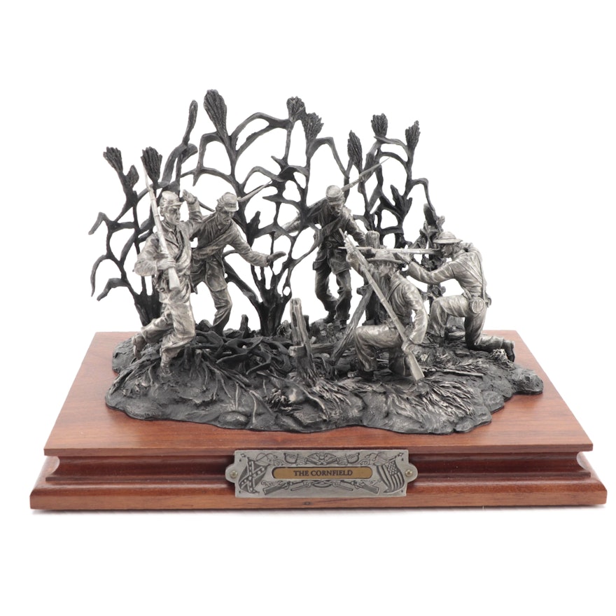 Francis Barnum for Chilmark "The Cornfield" Pewter Sculpture, 1997