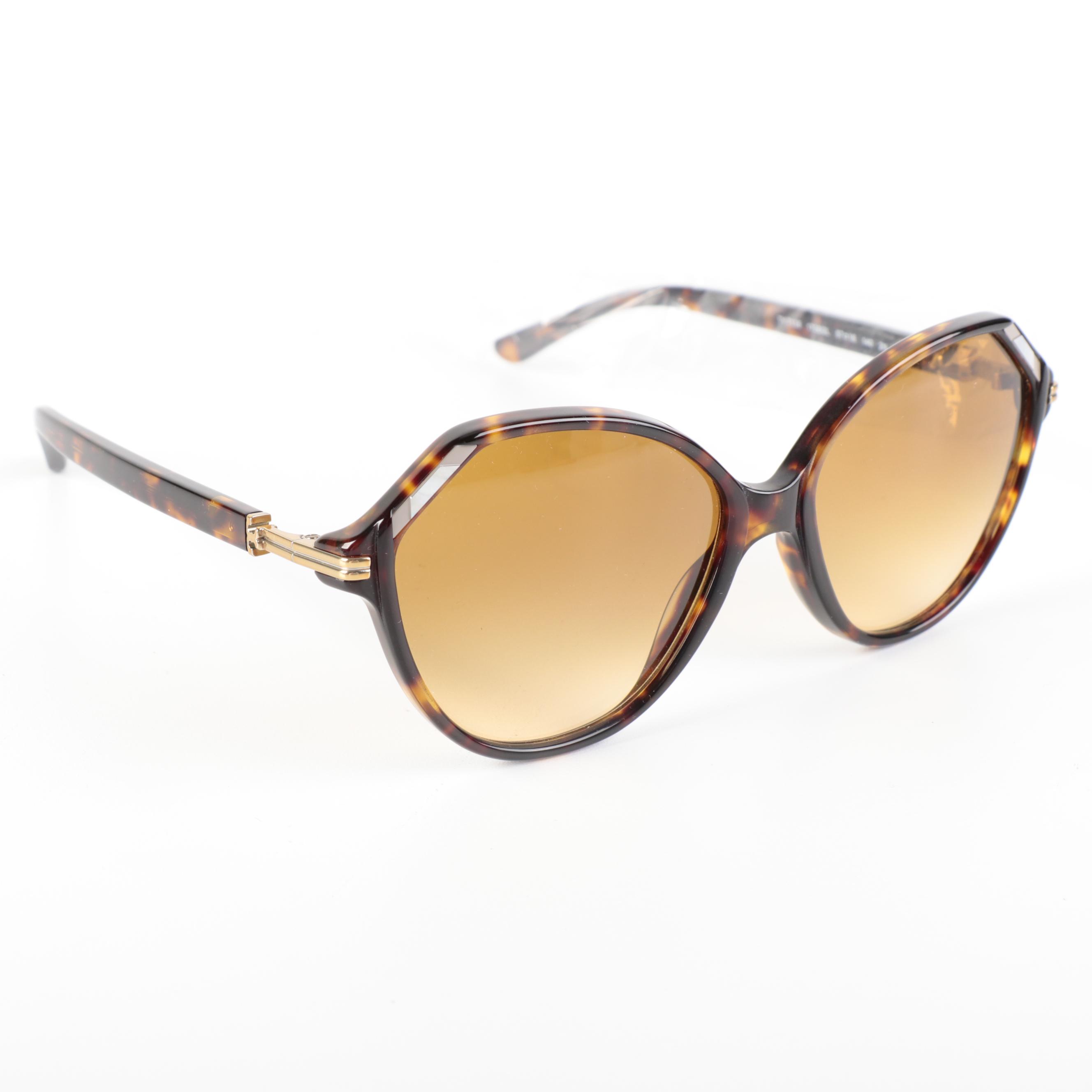 Tory Burch TY7138 Havana Sunglasses with Case