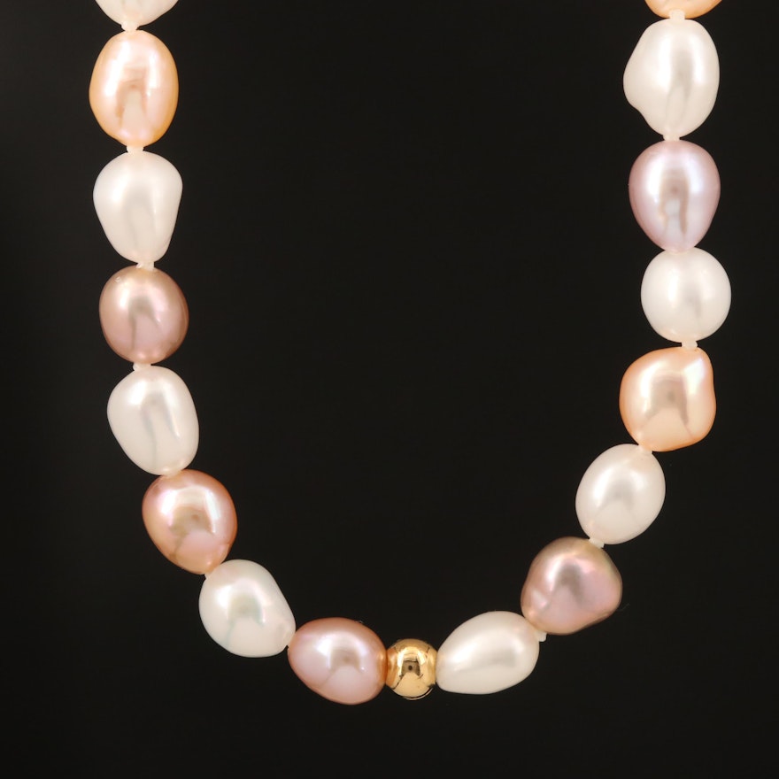 Rope Length Endless Pearl Necklace