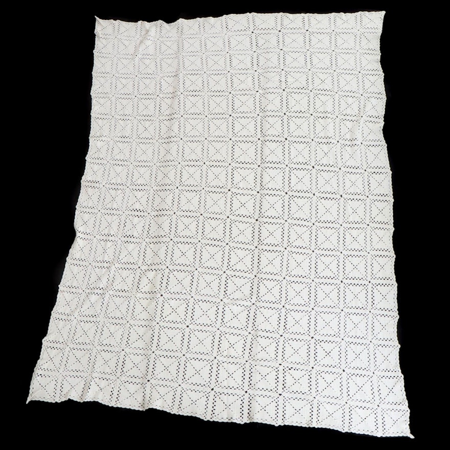 Crocheted Cotton Blanket