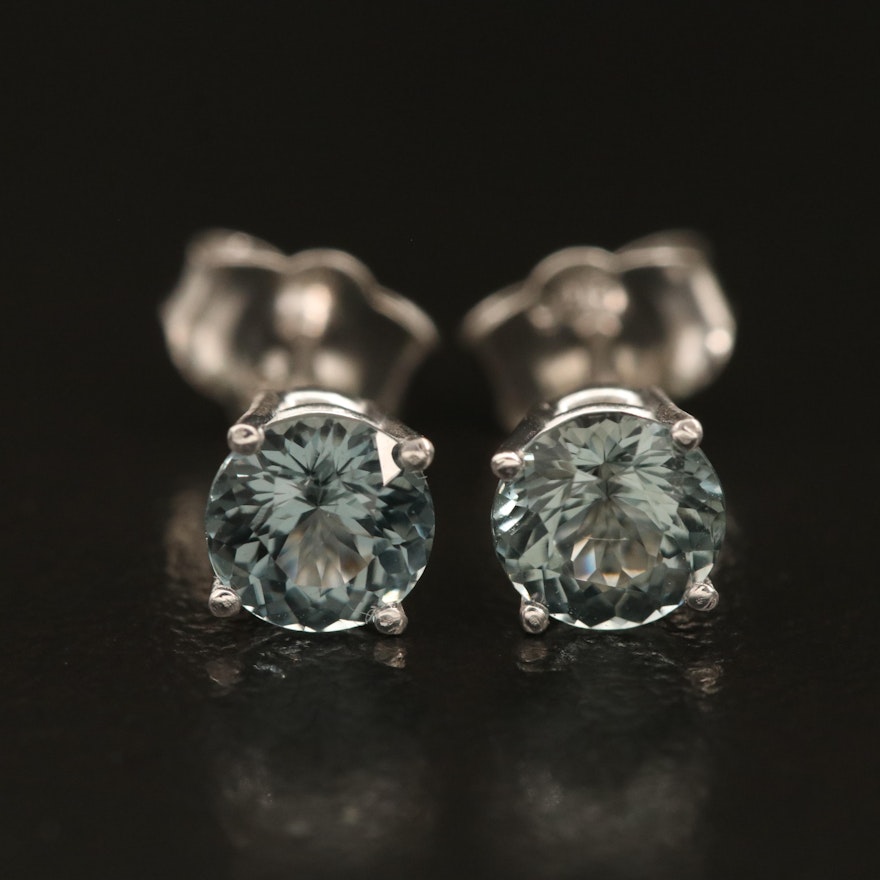 14K Spinel Stud Earrings