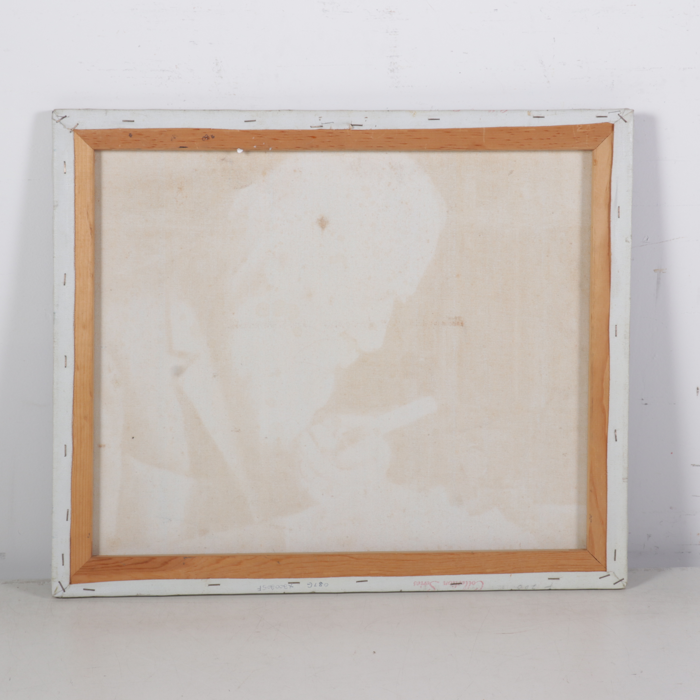 Oil Painting After Joseph Kahil "The Collector," Late 20th Century