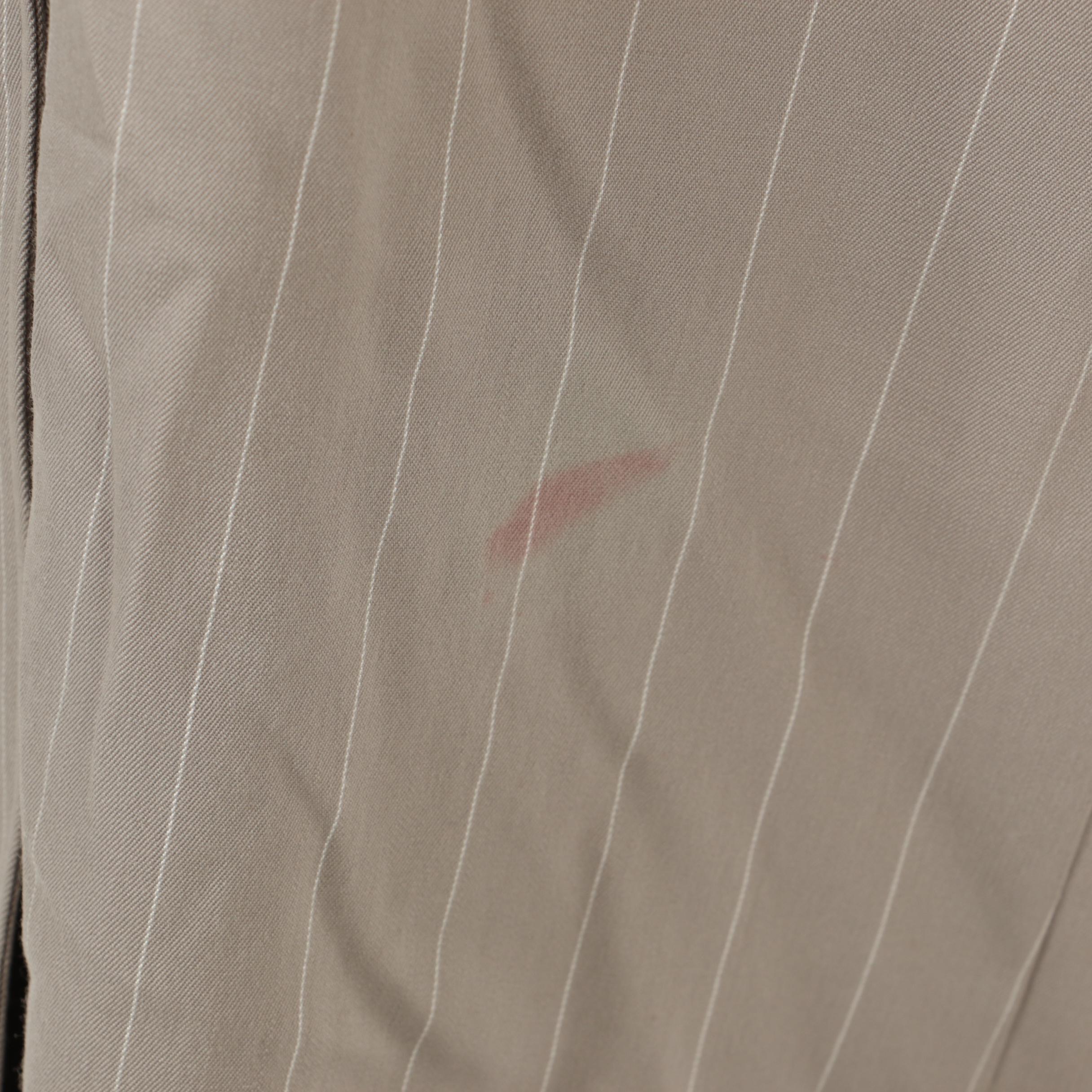 Bill Blass Striped Wool Coat