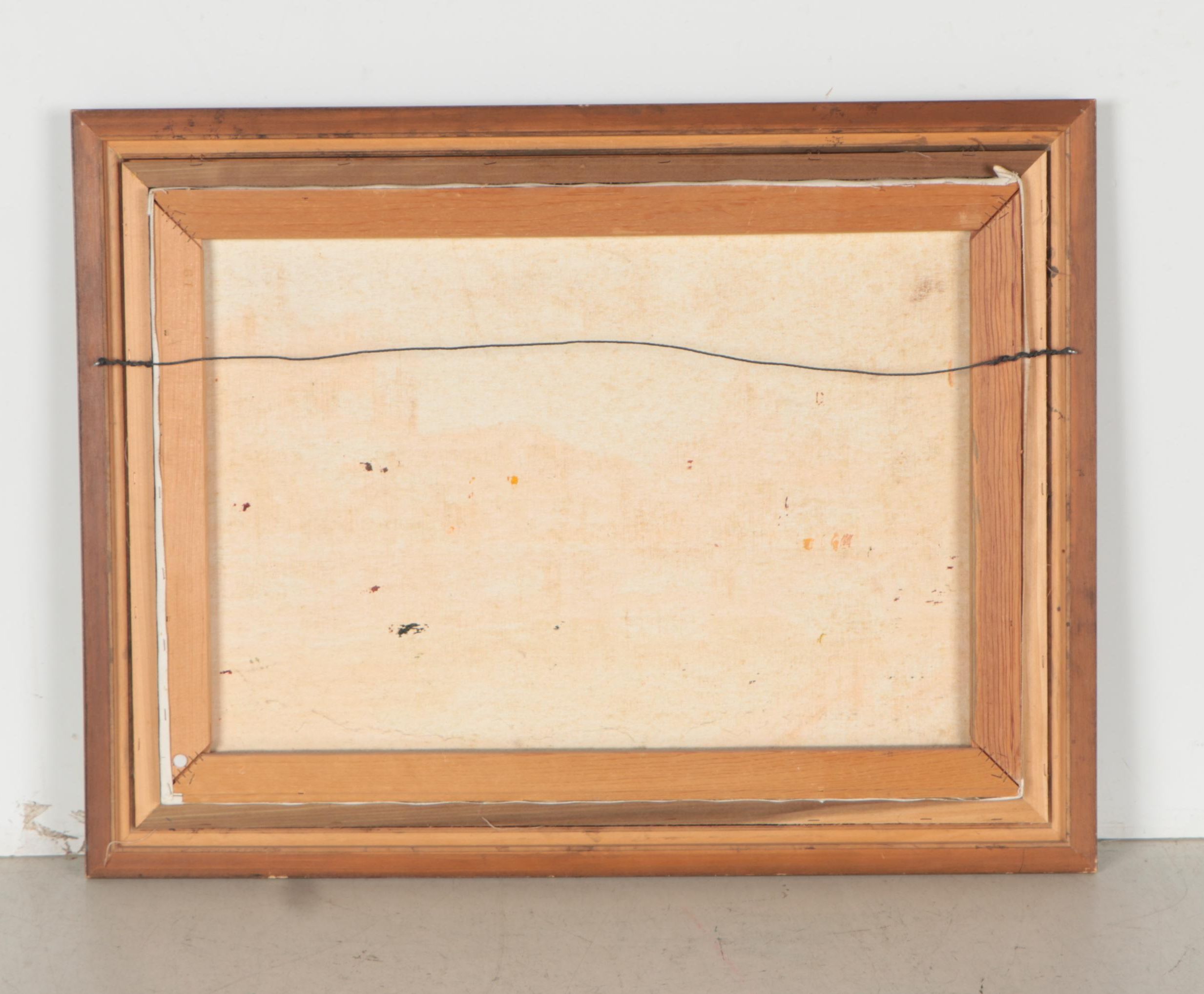 Roman Cityscape Oil Painting, 1980