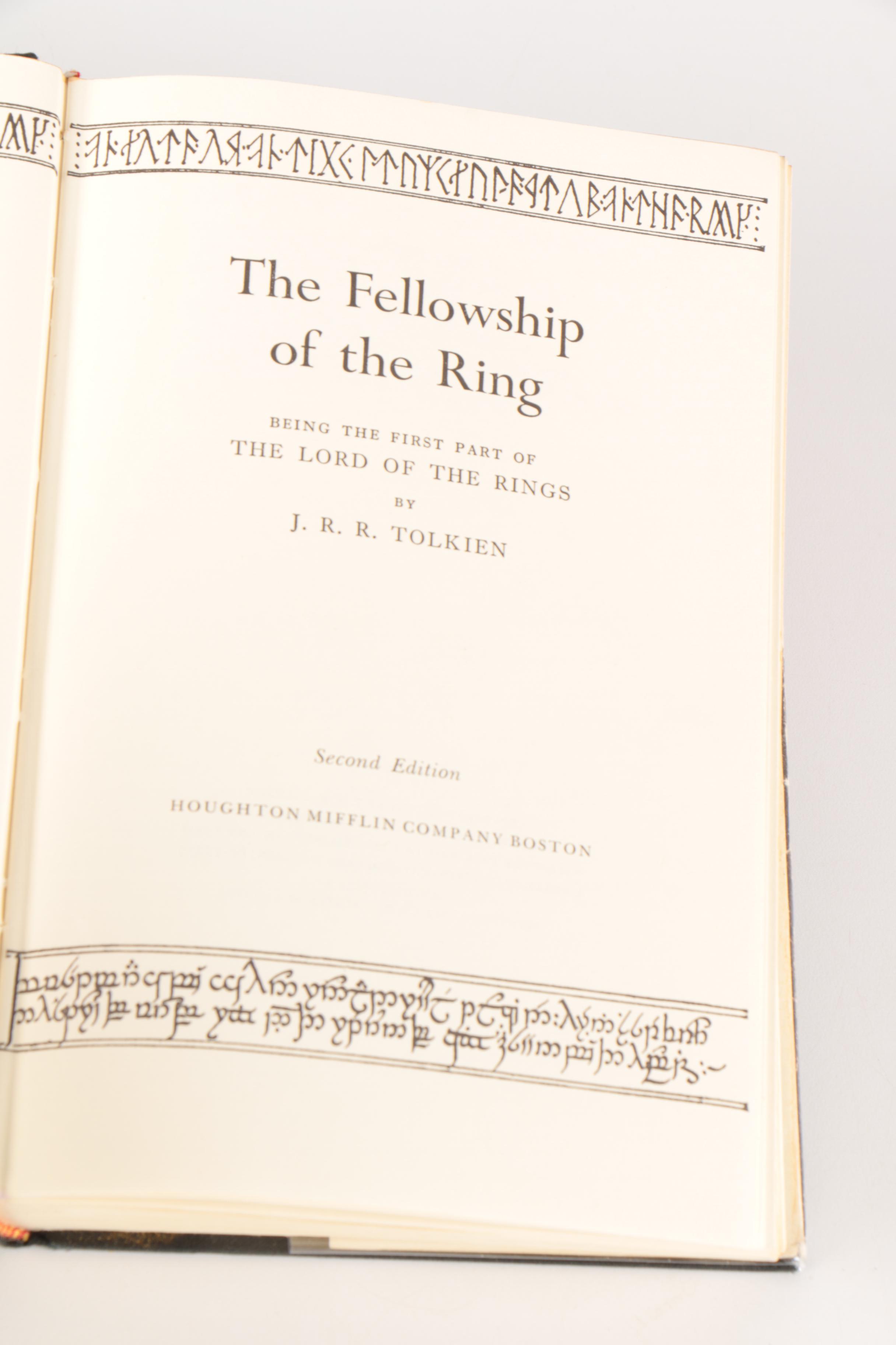 Second American Edition "The Lord of the Rings" by J. R. R. Tolkien Box Set